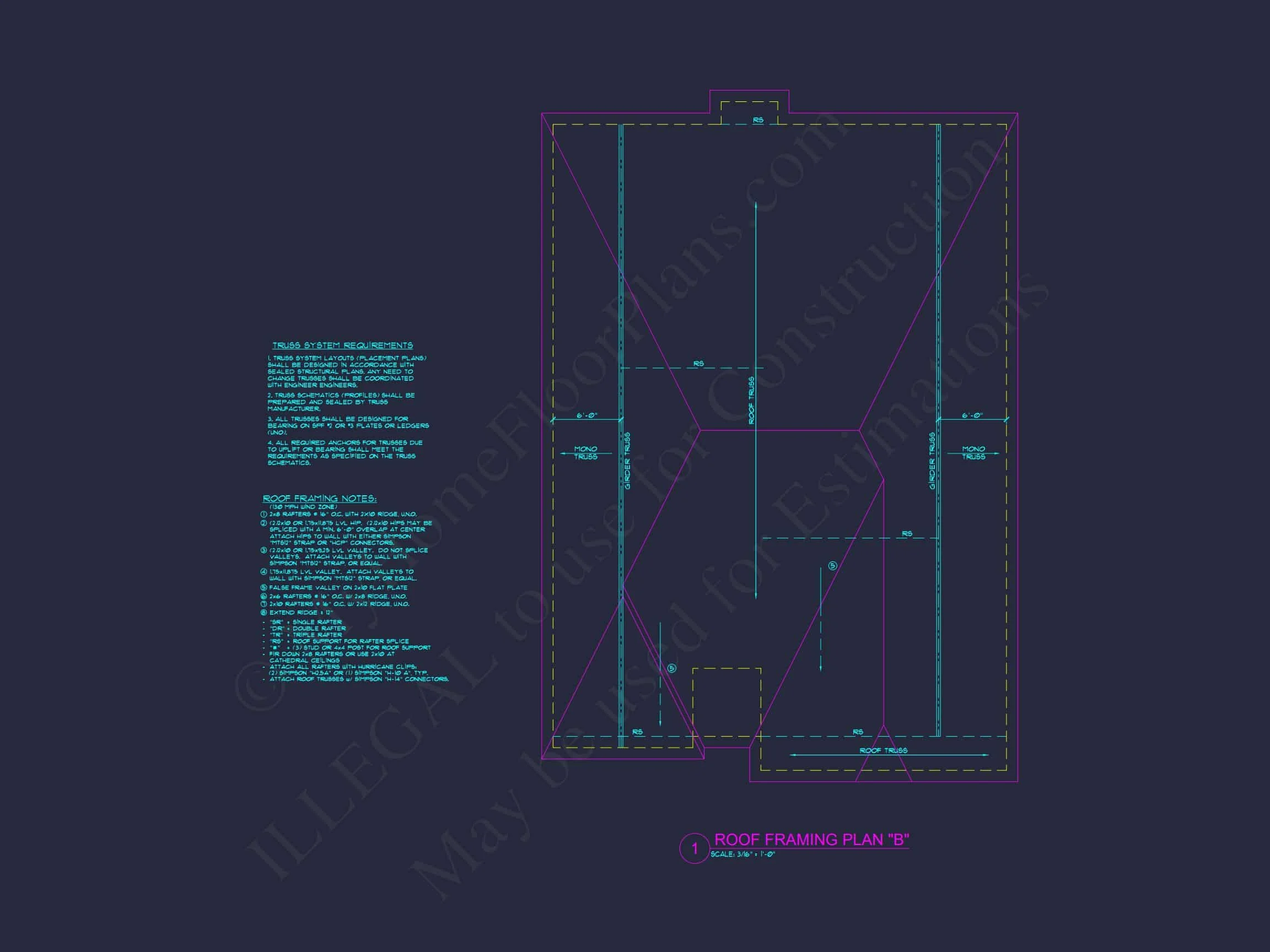 10-1622 HOUSE PLAN -Traditional Home Plan - 3-Bed, 2-Bath, 1,750 SF 14 Elegant house Plan with Open Floor Blueprint and CAD Designs