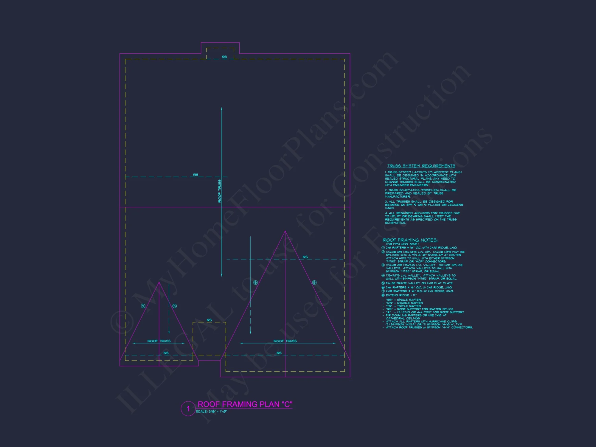 Elegant house Plan with Open Floor Blueprint and CAD Designs