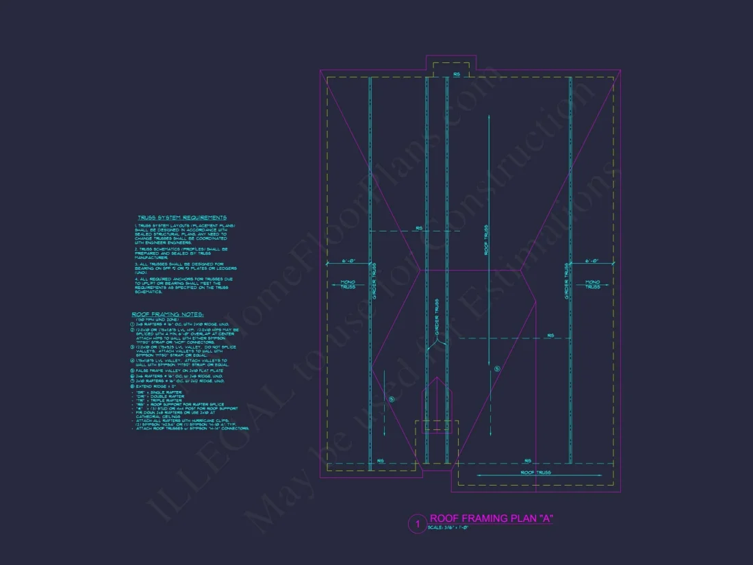 Elegant house Plan with Open Floor Blueprint and CAD Designs
