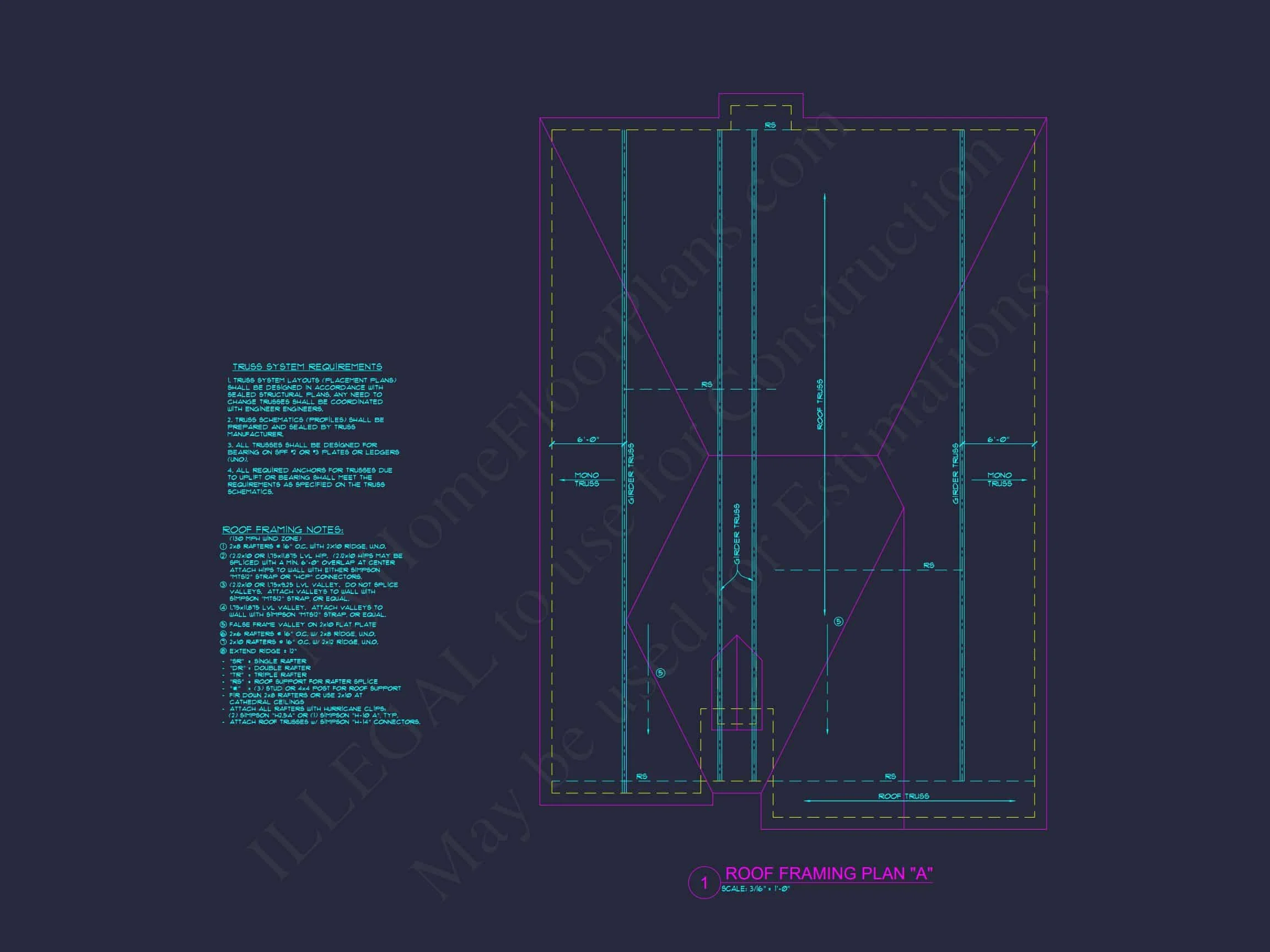 10-1622 HOUSE PLAN -Traditional Home Plan - 3-Bed, 2-Bath, 1,750 SF 13 Elegant house Plan with Open Floor Blueprint and CAD Designs