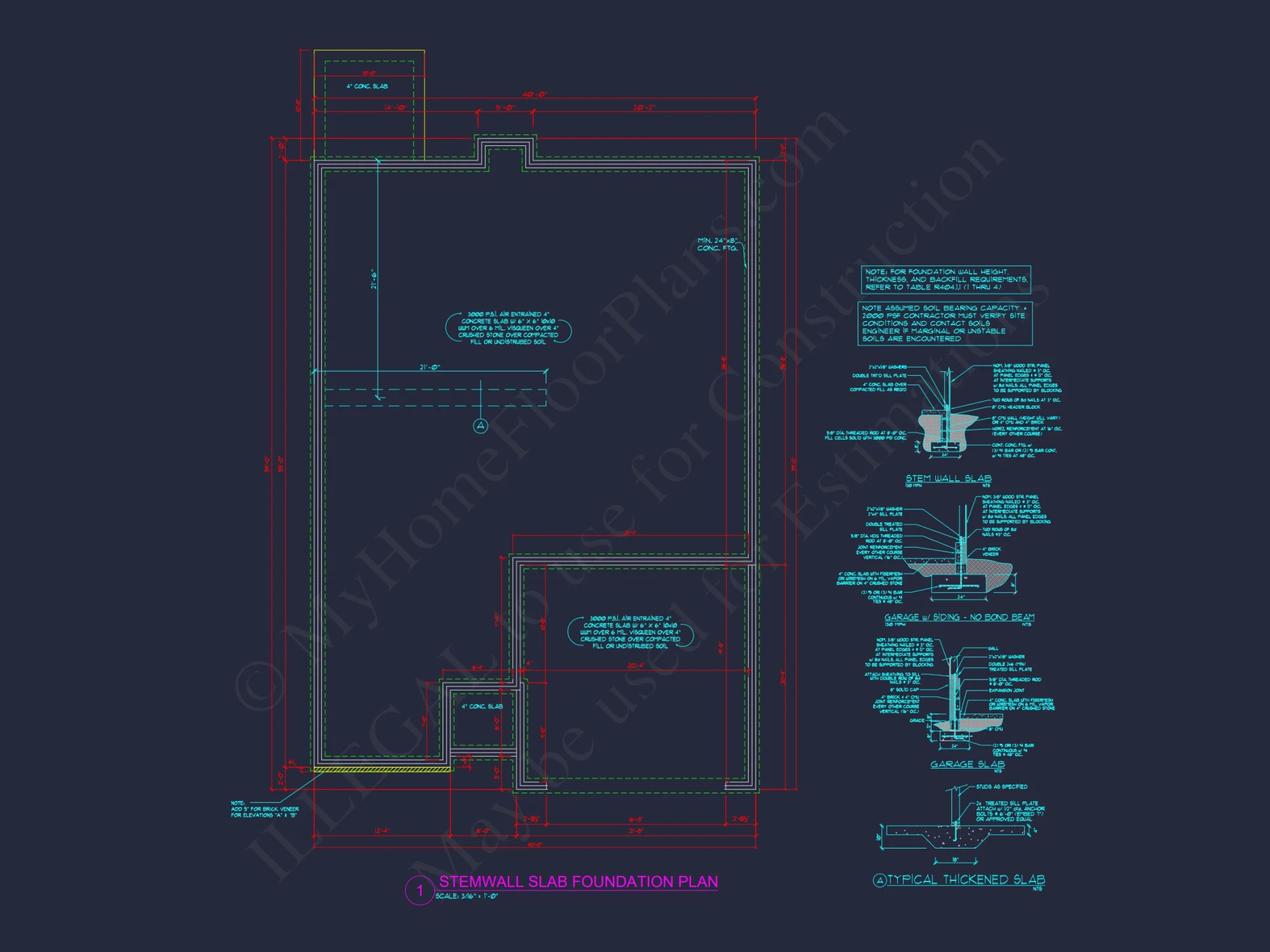 Elegant house Plan with Open Floor Blueprint and CAD Designs