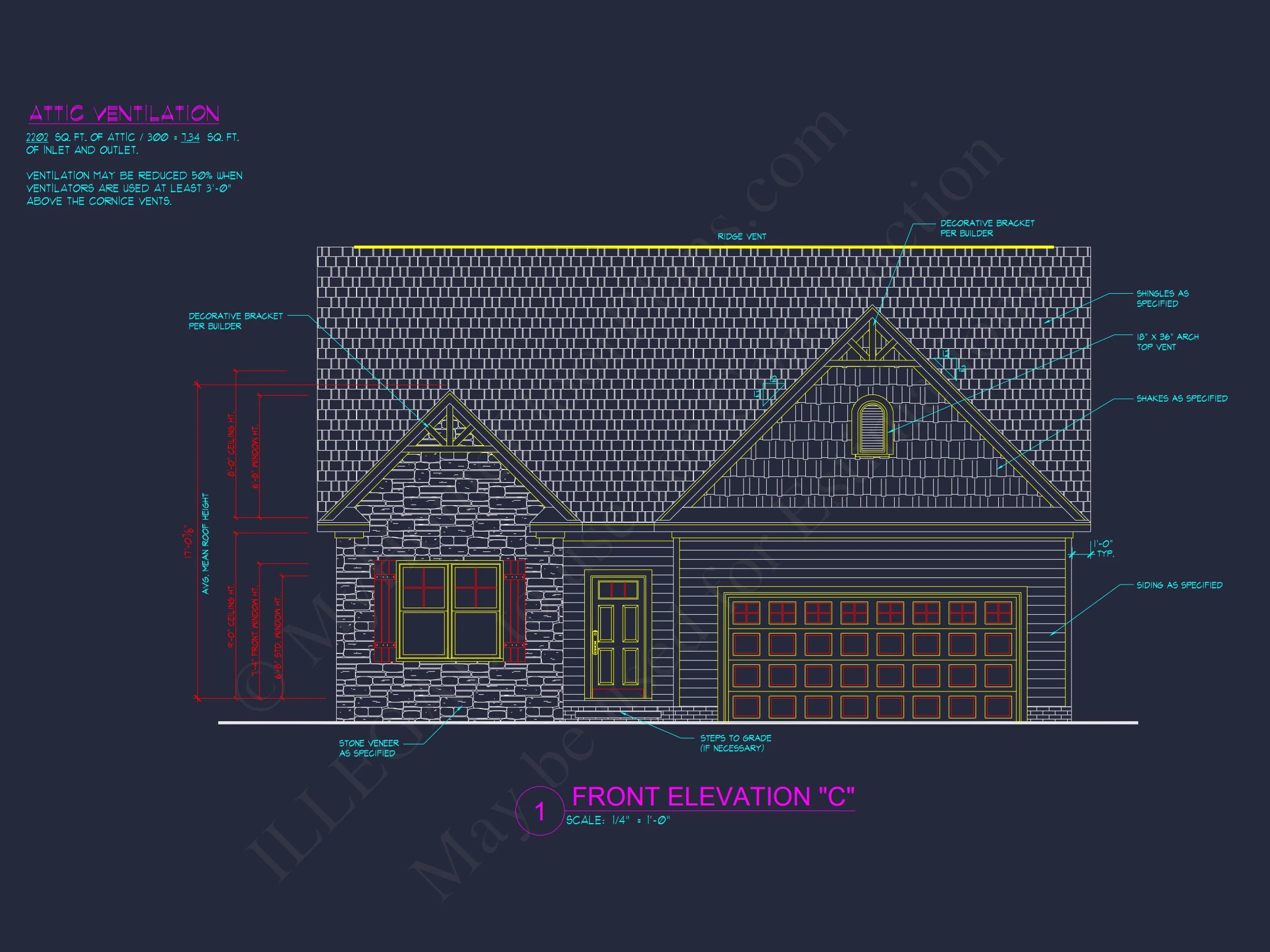 10-1622 HOUSE PLAN -Traditional Home Plan - 3-Bed, 2-Bath, 1,750 SF 7 Elegant house Plan with Open Floor Blueprint and CAD Designs
