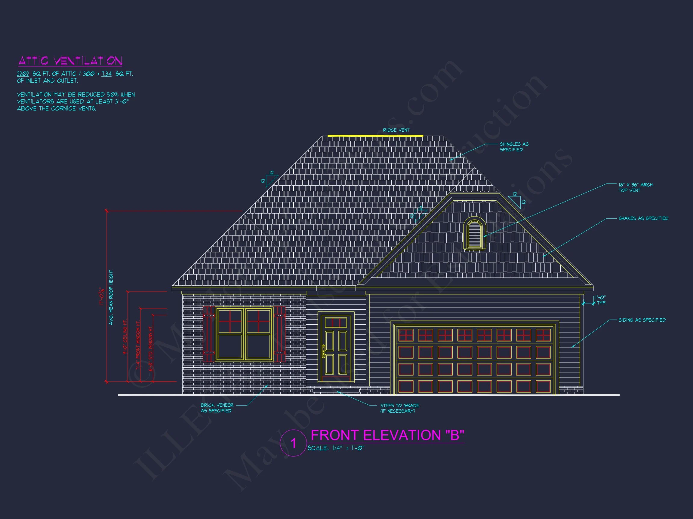 10-1622 HOUSE PLAN -Traditional Home Plan - 3-Bed, 2-Bath, 1,750 SF 5 Elegant house Plan with Open Floor Blueprint and CAD Designs