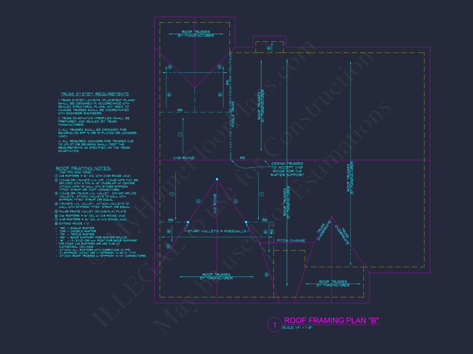 Craftsman house Plan: Floor Plan CAD & Architecture Design