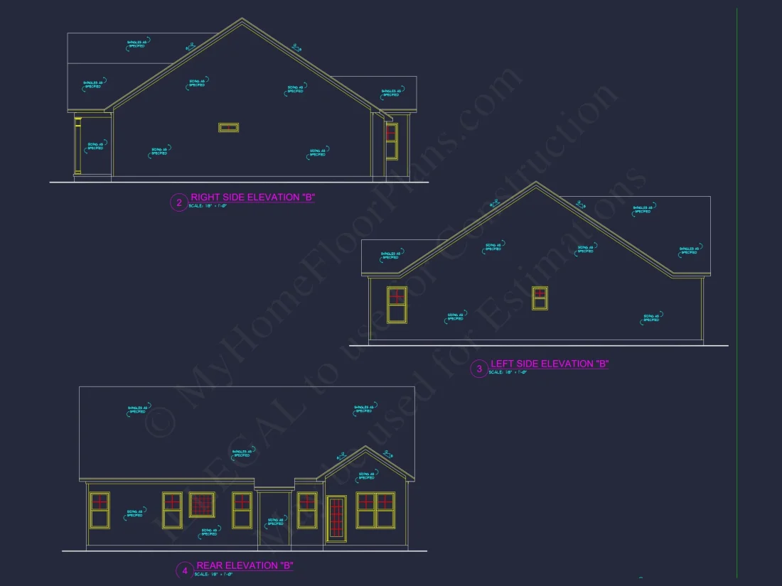 Craftsman house Plan: Floor Plan CAD & Architecture Design