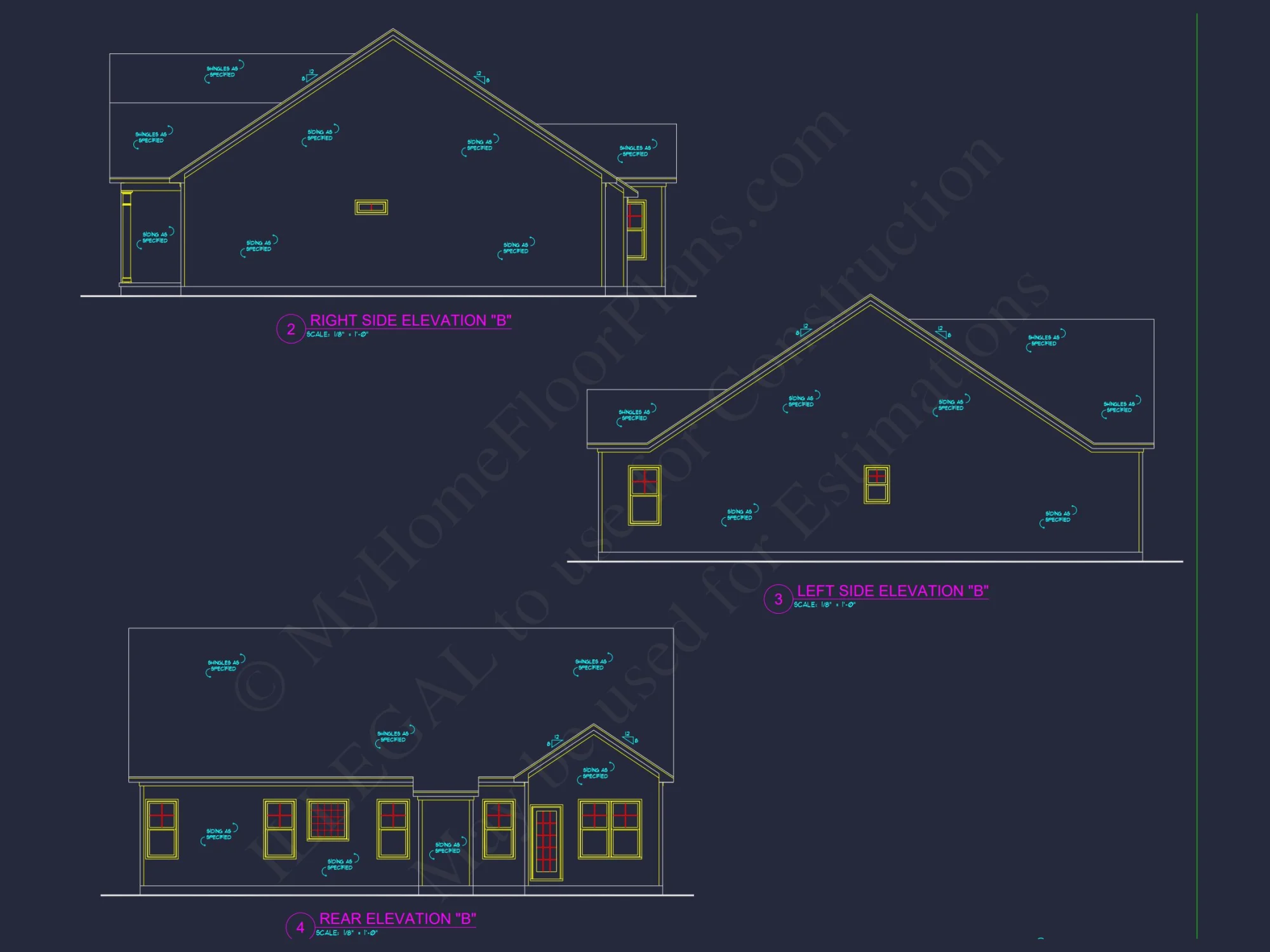 Craftsman house Plan: Floor Plan CAD & Architecture Design