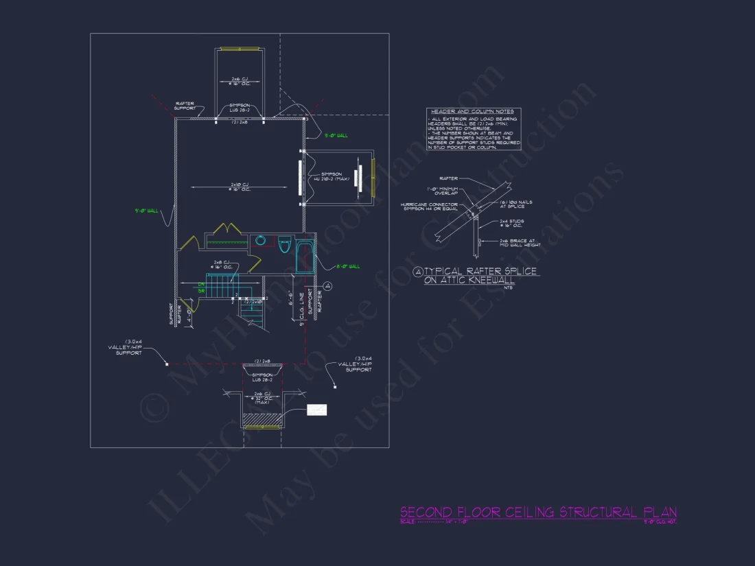 Spacious house Design with 4 Beds, Open Floor, & CAD Blueprint