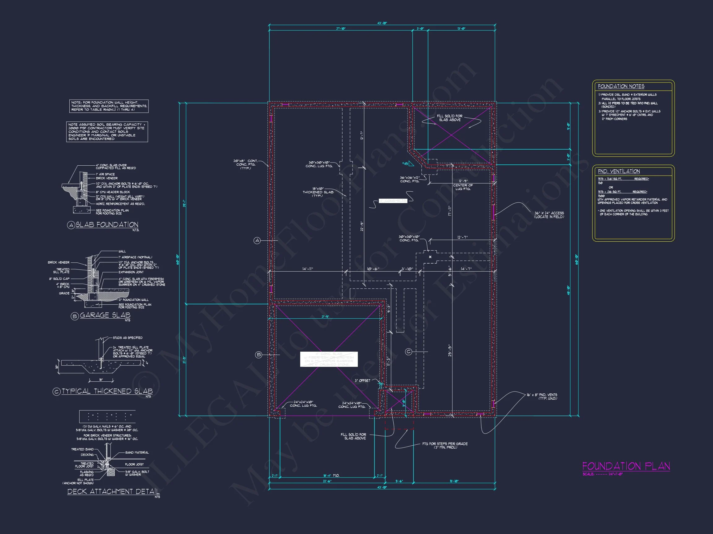 10-1445 HOUSE PLAN -Traditional Home Plan - 4-Bed, 3-Bath, 2,400 SF 11 Spacious house Design with 4 Beds, Open Floor, & CAD Blueprint