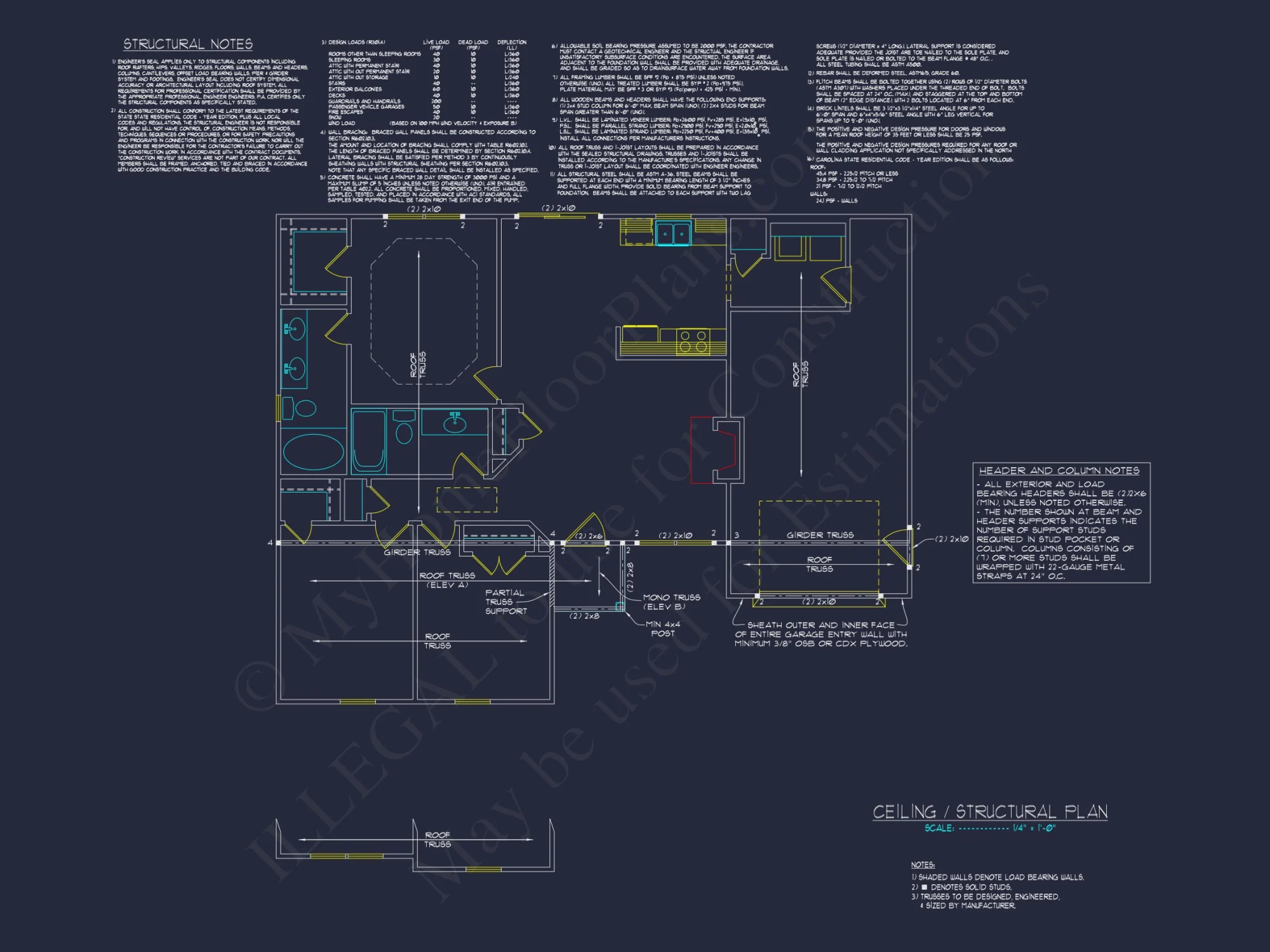Charming Ranch house Plan: CAD Floor Plan & Architecture Designs