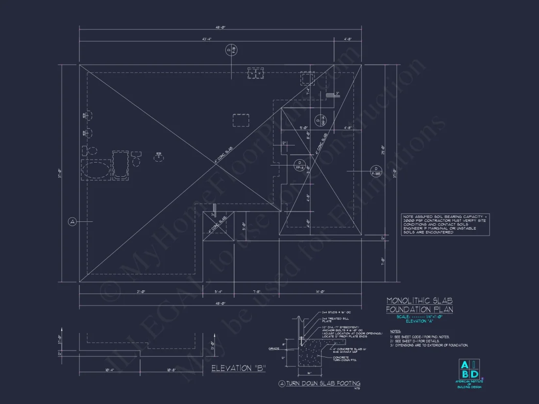 Charming Ranch house Plan: CAD Floor Plan & Architecture Designs