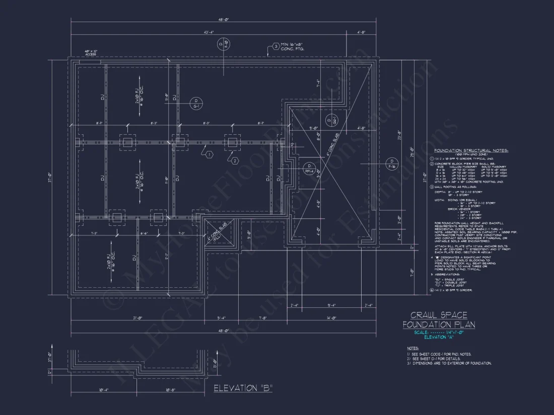 Charming Ranch house Plan: CAD Floor Plan & Architecture Designs