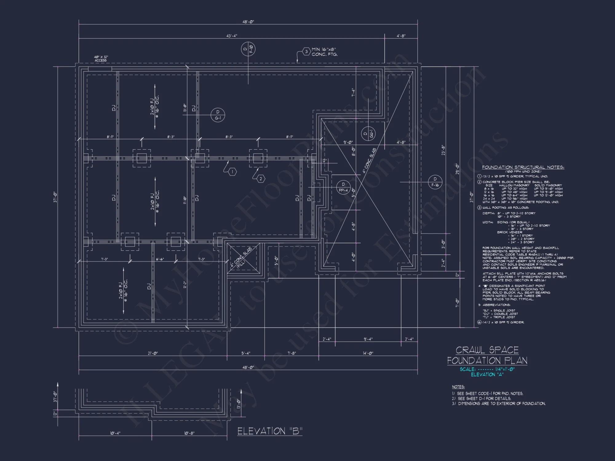 Charming Ranch house Plan: CAD Floor Plan & Architecture Designs