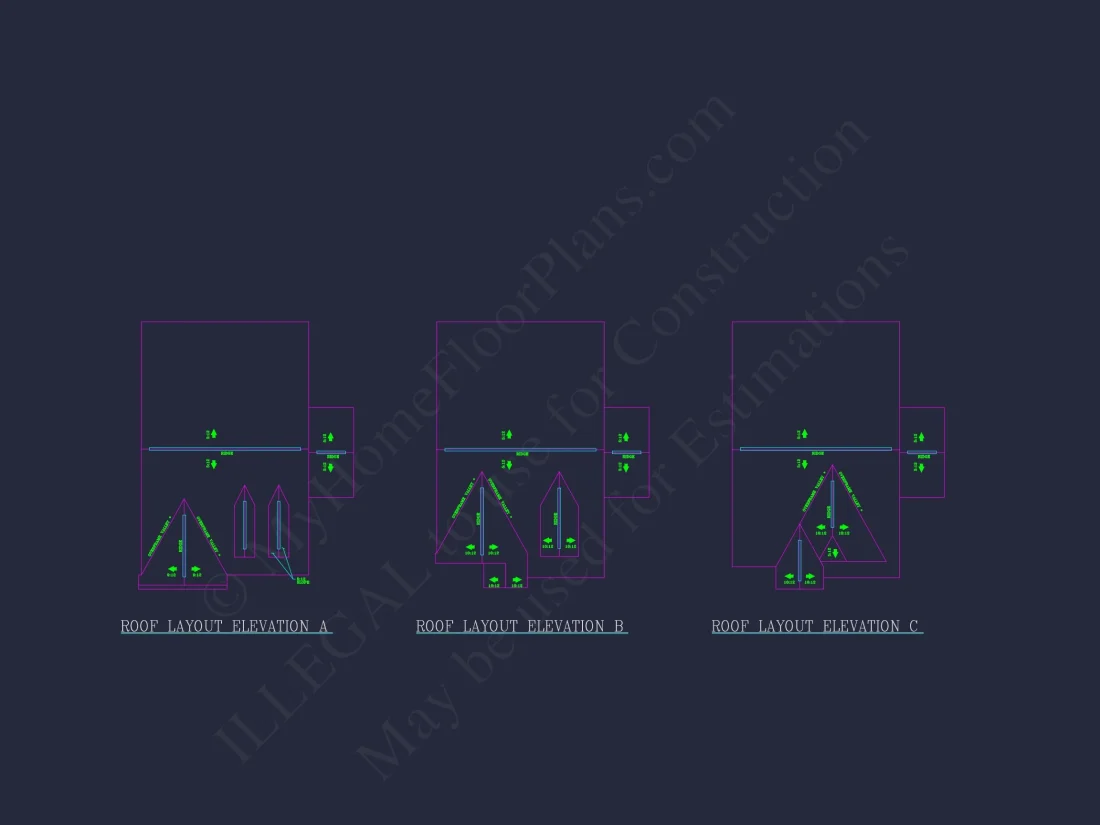 Traditional house Plan with 3 Bedrooms and CAD-Optimized Designs