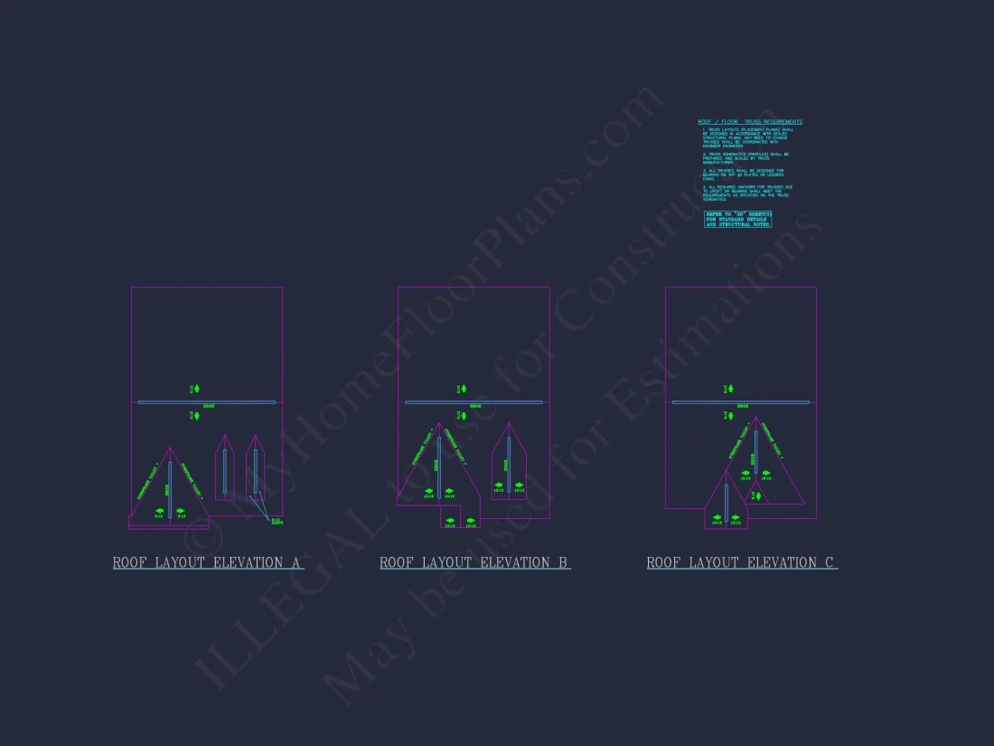 Traditional house Plan with 3 Bedrooms and CAD-Optimized Designs