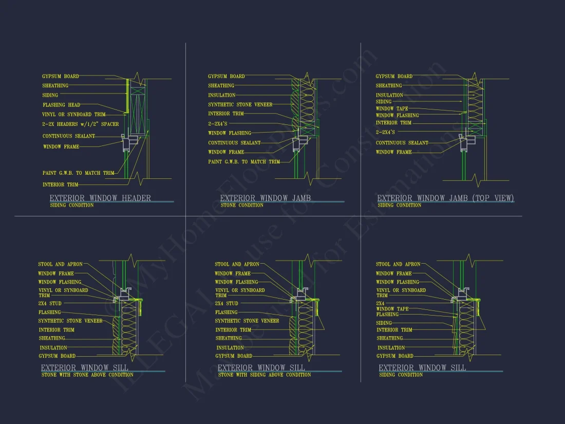 Traditional house Plan with 3 Bedrooms and CAD-Optimized Designs