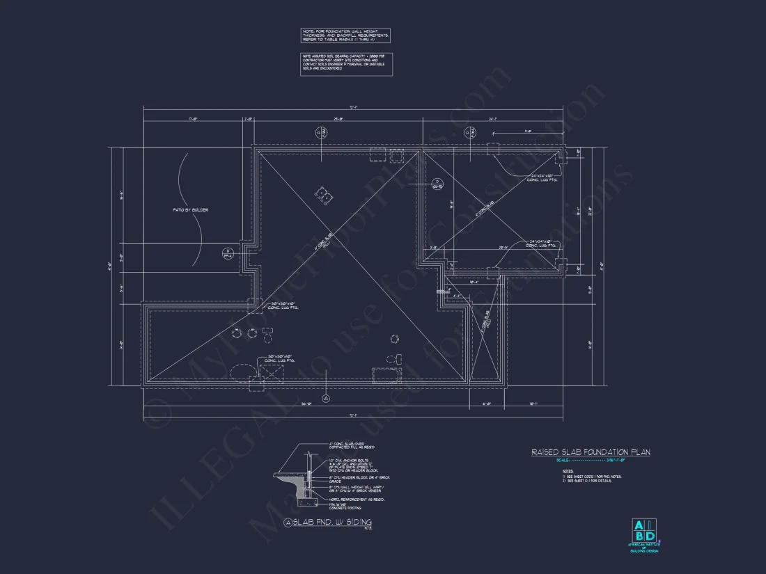 Elegant house Plan with 1.5 Floors, CAD Blueprints & Designs