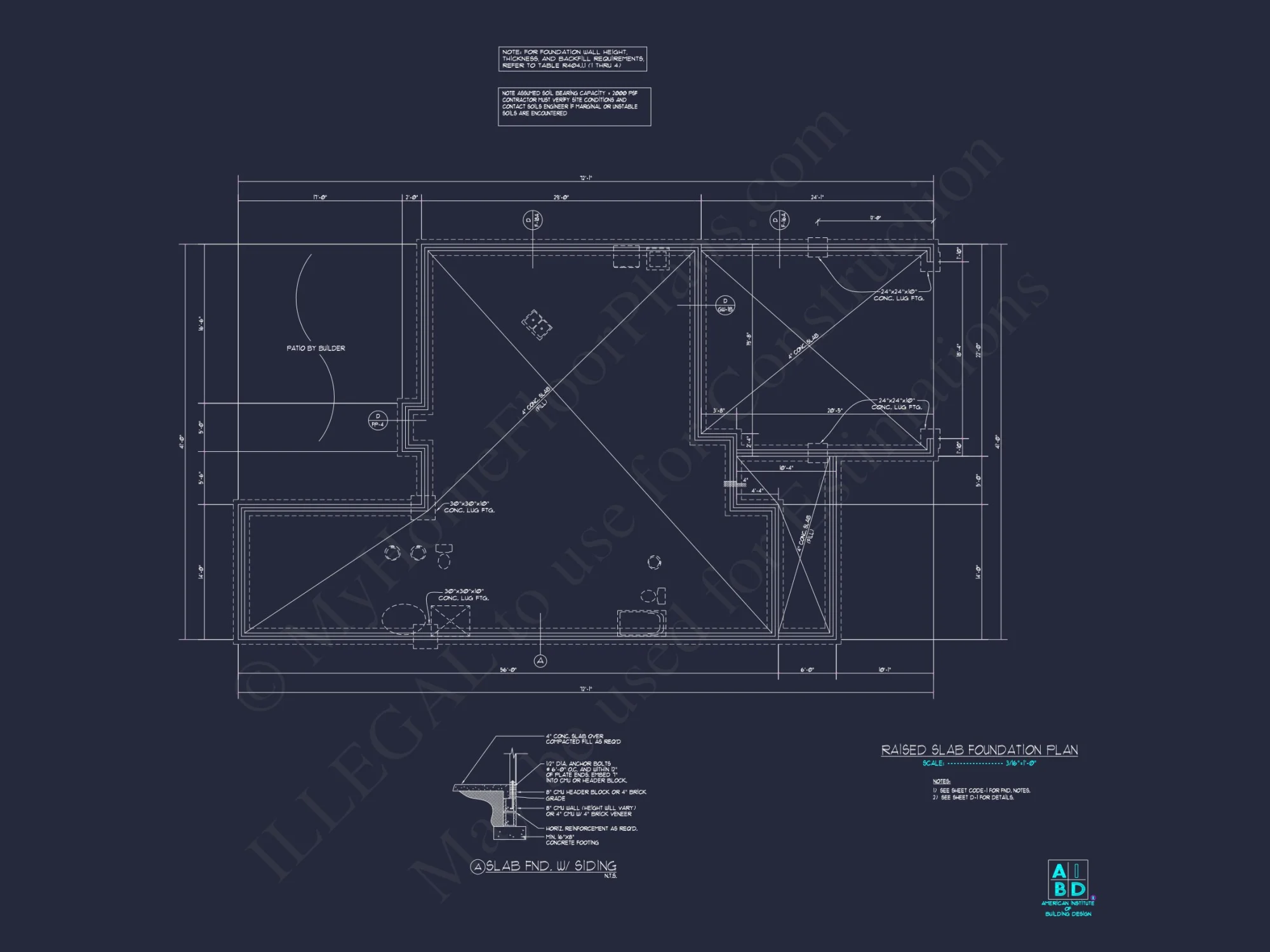 Elegant house Plan with 1.5 Floors, CAD Blueprints & Designs