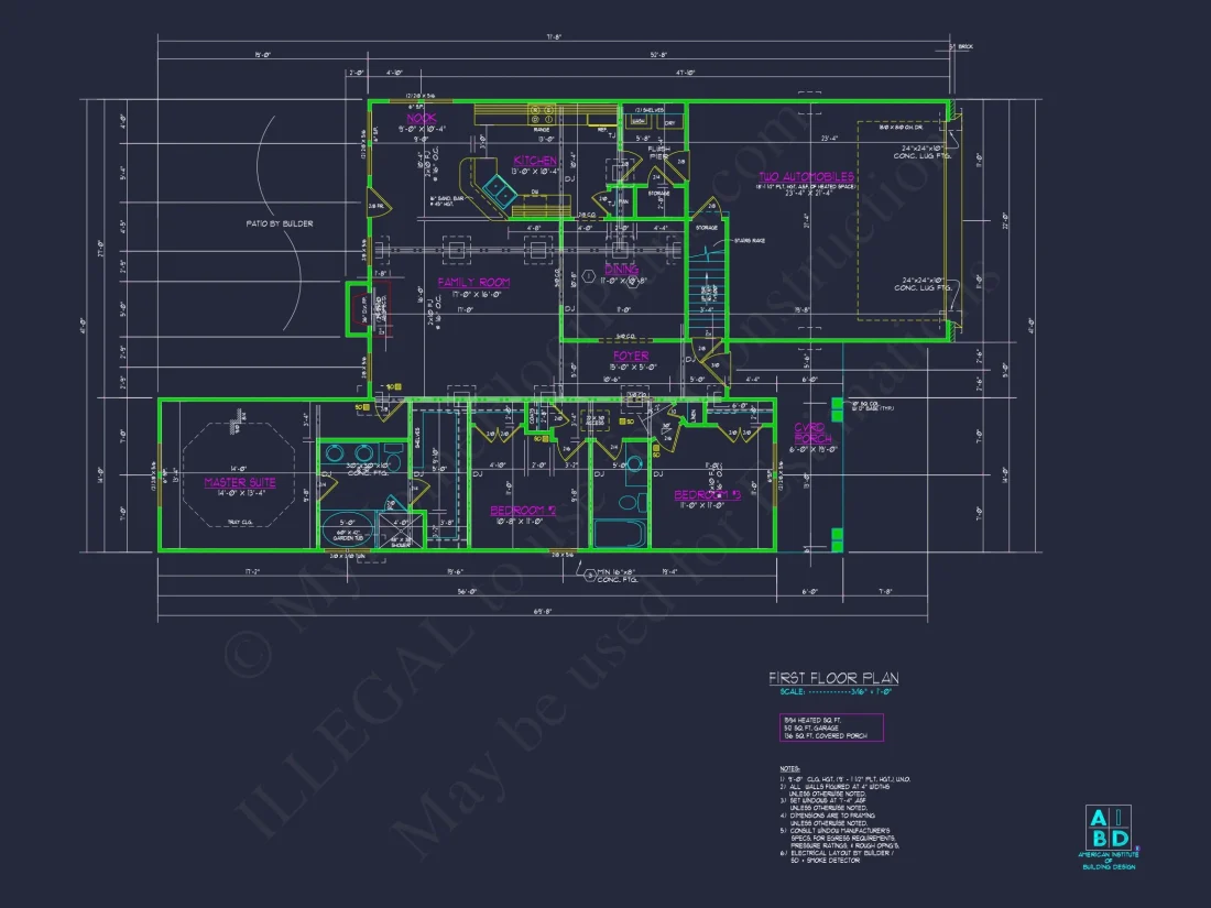 Elegant house Plan with 1.5 Floors, CAD Blueprints & Designs
