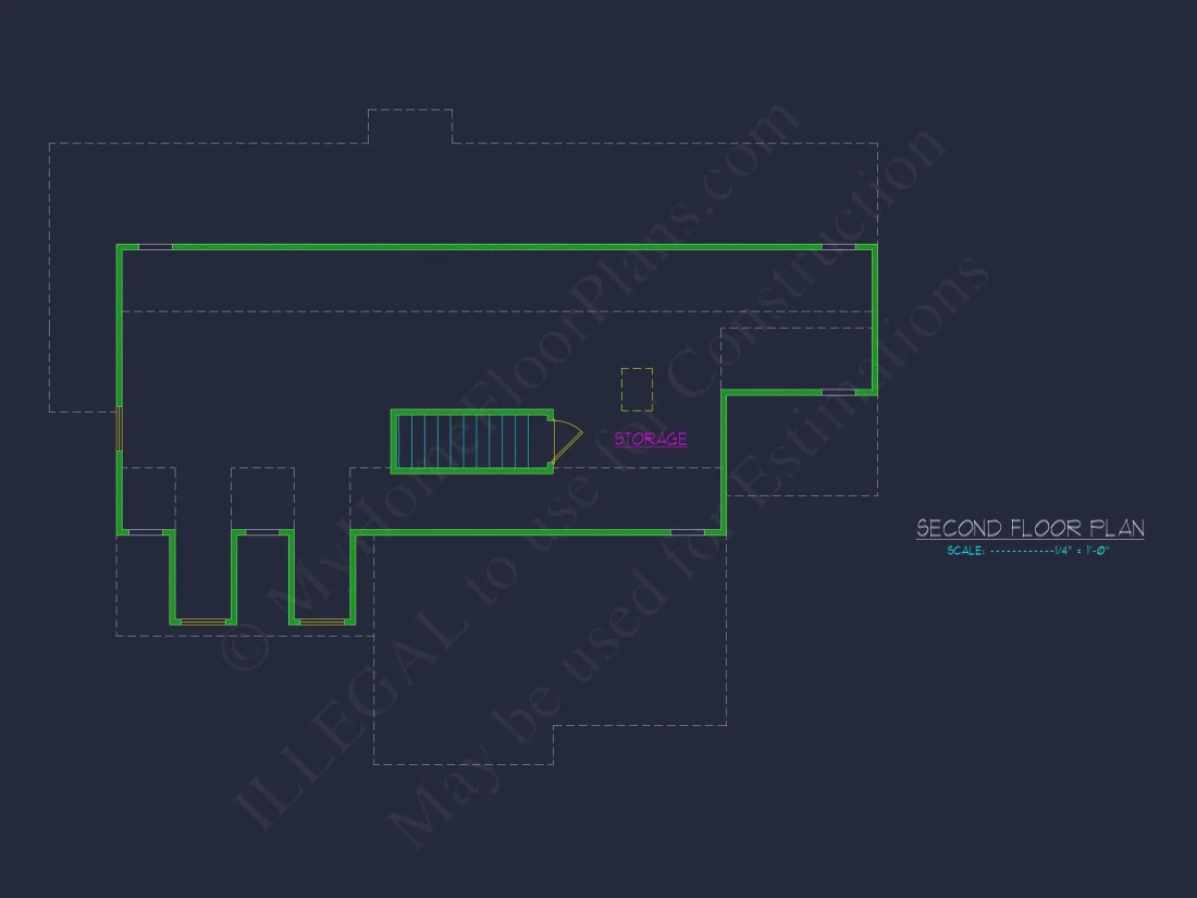 Elegant Small house Plan with CAD Blueprint for Designers