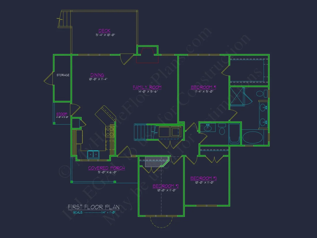 Elegant Small house Plan with CAD Blueprint for Designers
