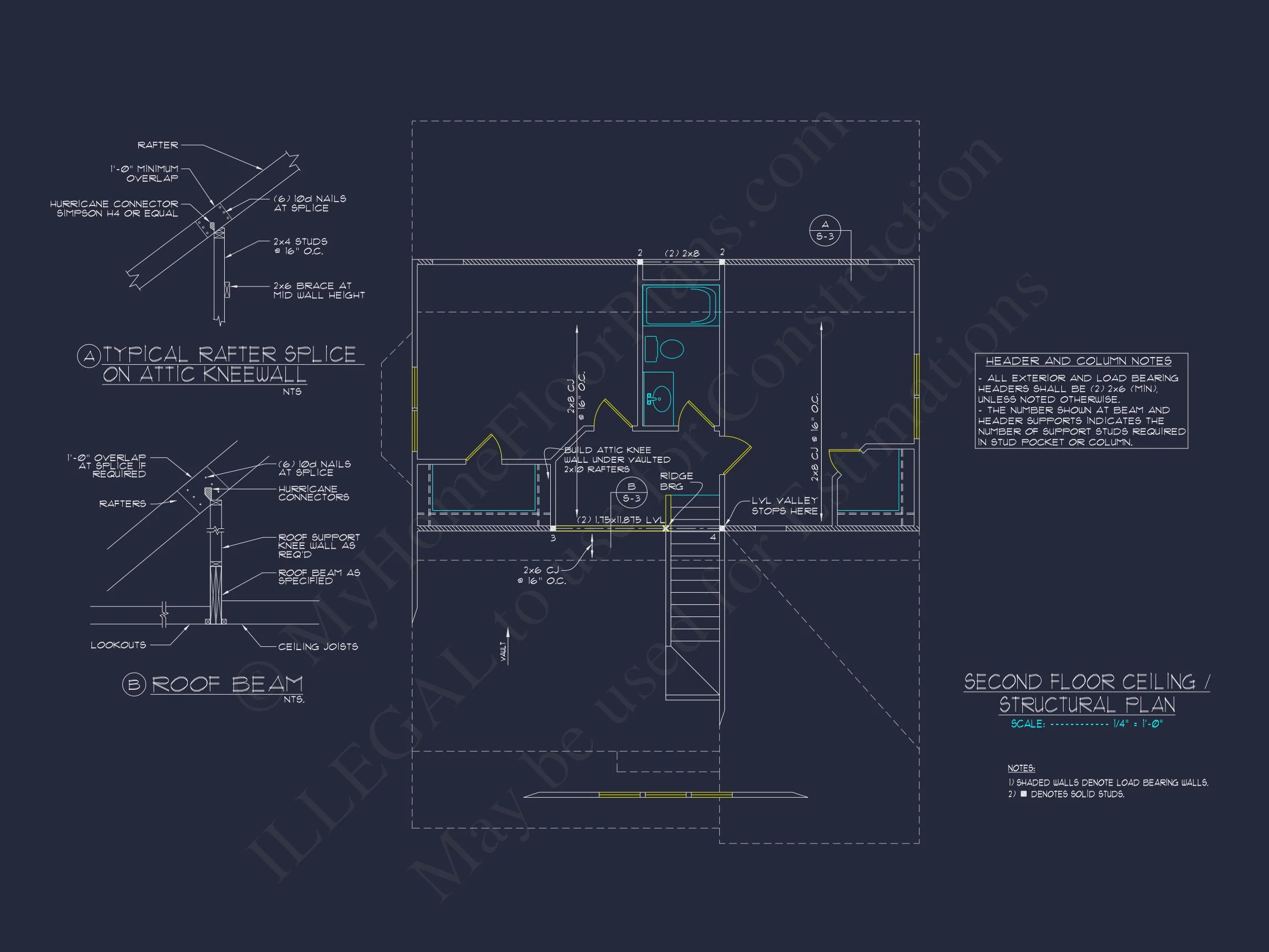 Craftsman house Plan with Open Floor Blueprint Designs