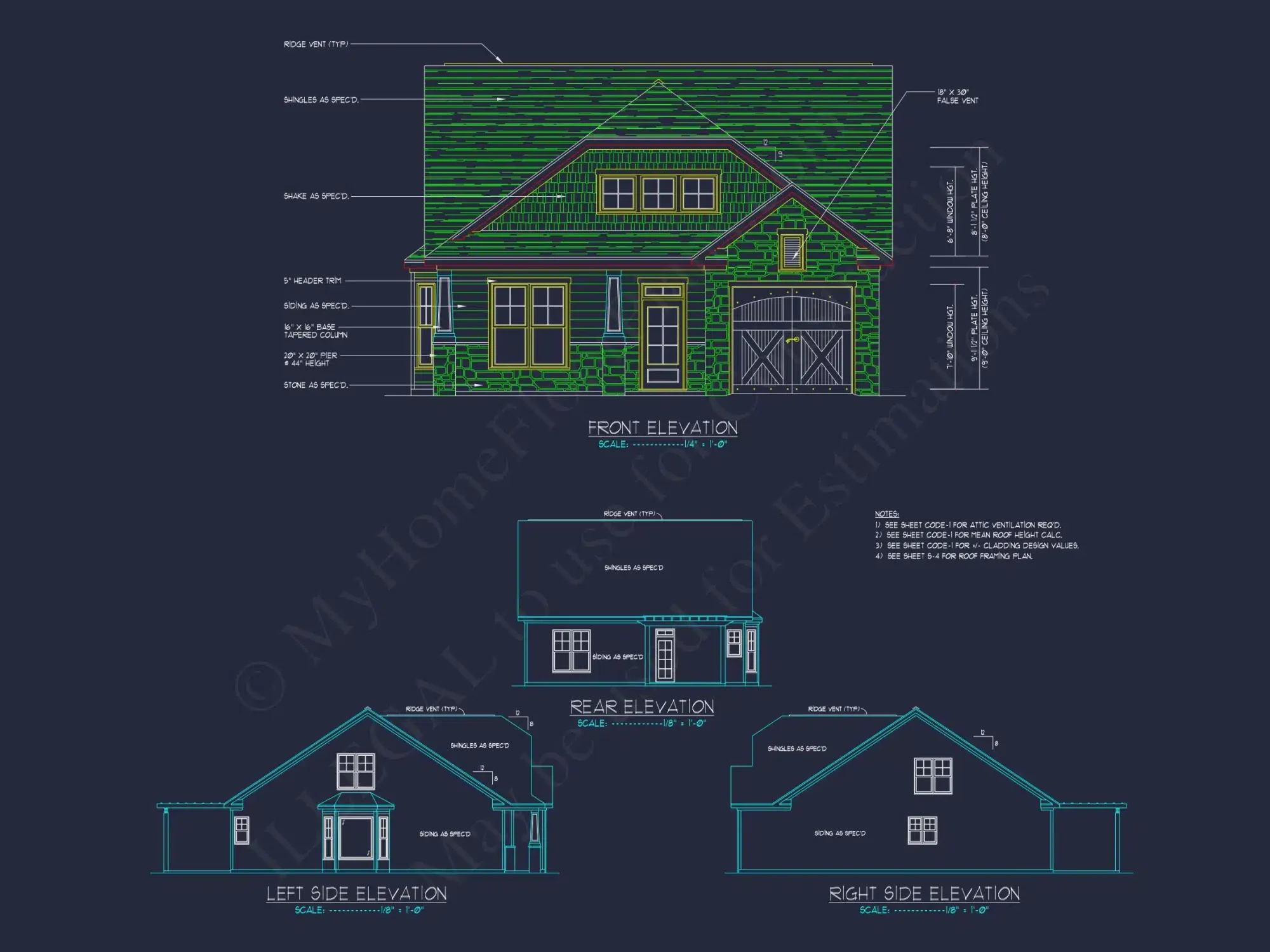 Craftsman house Plan with Open Floor Blueprint Designs