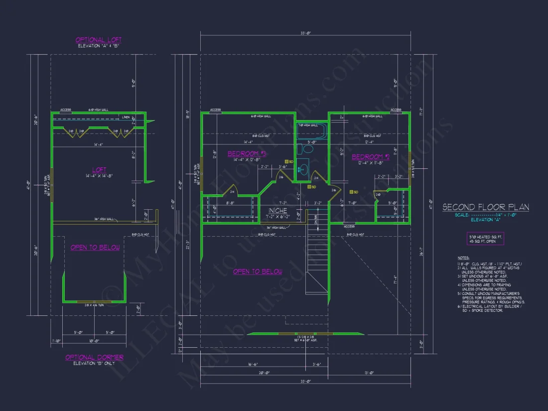 Craftsman house Plan with Detailed Floor Blueprint and Designs