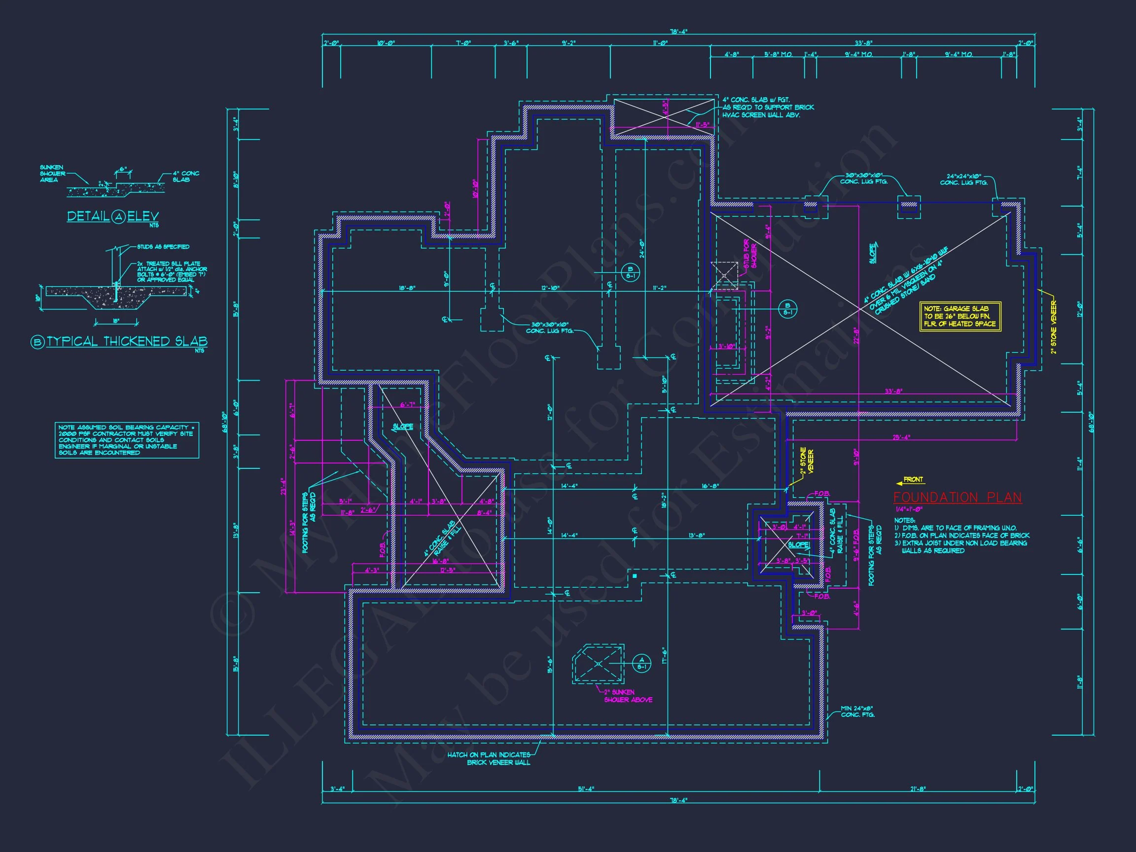 10-1080A HOUSE PLAN -Traditional House Plan - 3-Bed, 2-Bath, 2,350 SF 11 Customizable CAD house Plan with Traditional and Modern Flair