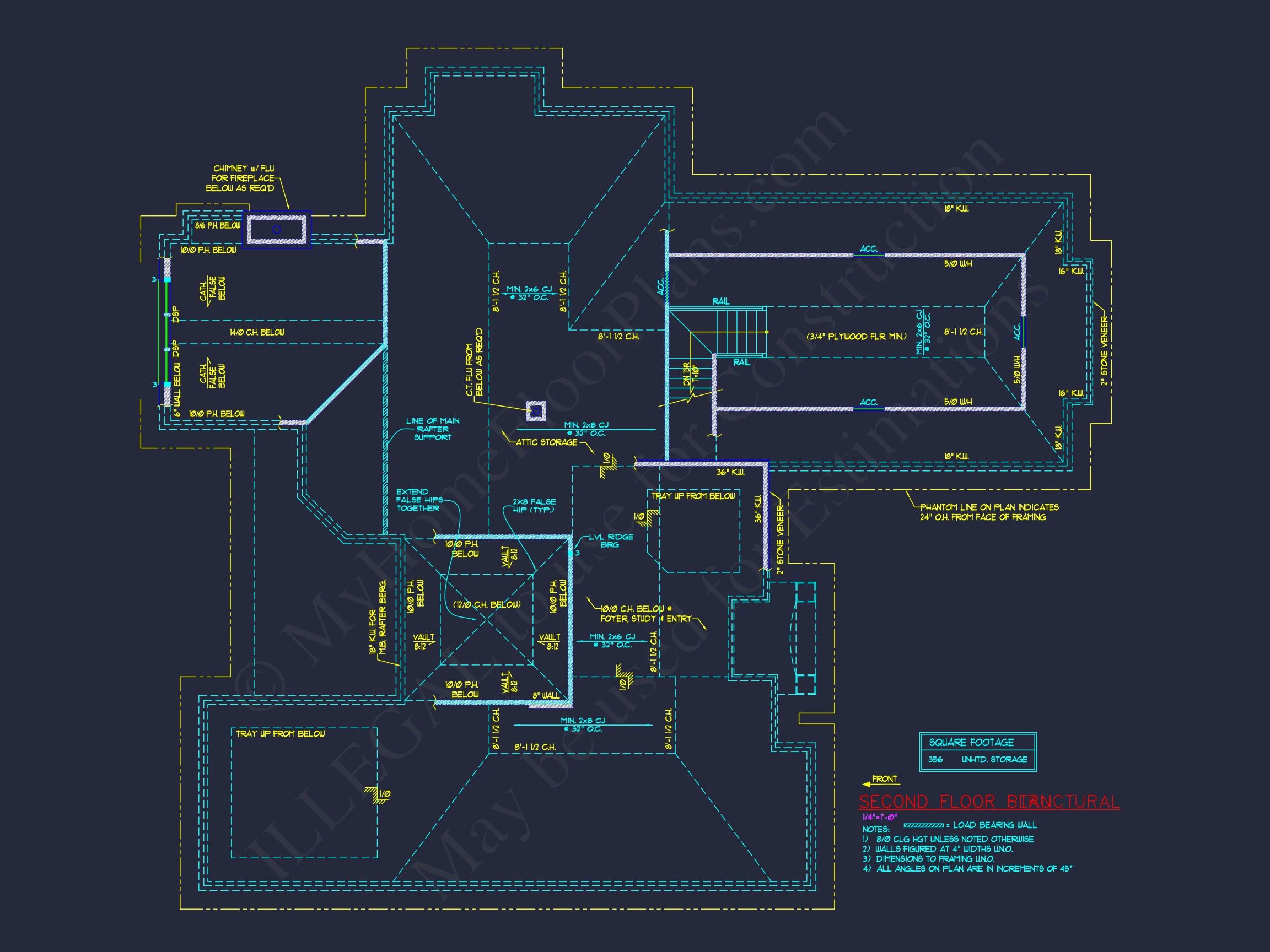 10-1080A HOUSE PLAN -Traditional House Plan - 3-Bed, 2-Bath, 2,350 SF 10 Customizable CAD house Plan with Traditional and Modern Flair