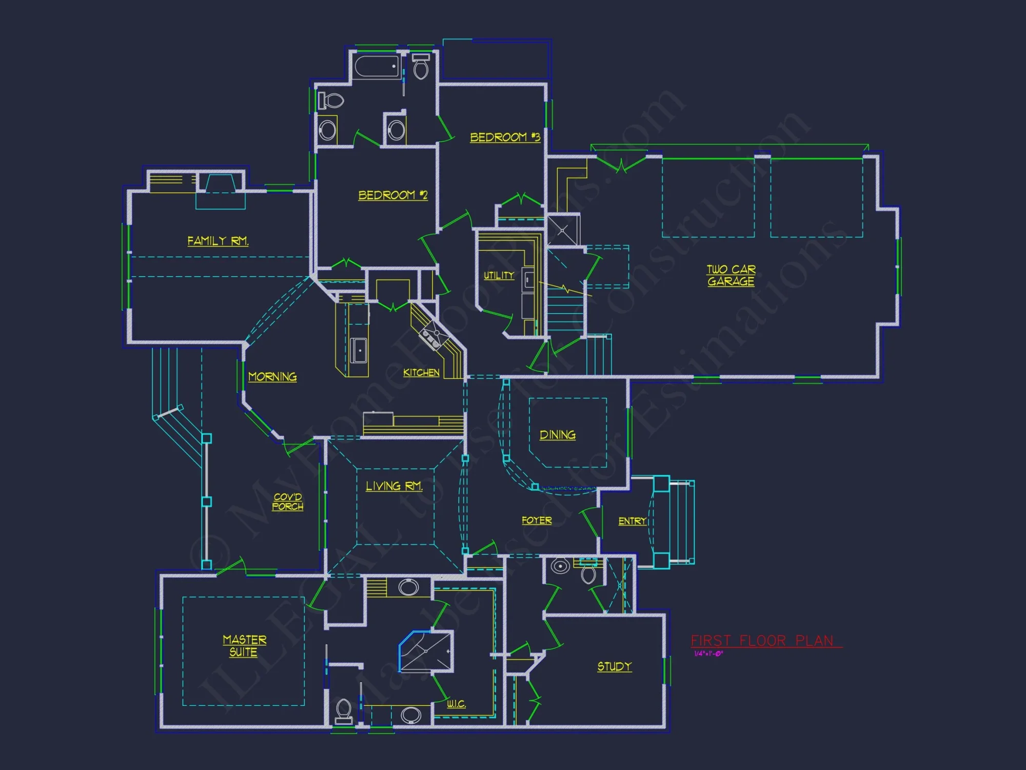Customizable CAD house Plan with Traditional and Modern Flair