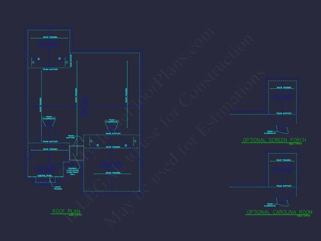 Spacious Craftsman house Plan with CAD Floor Designs