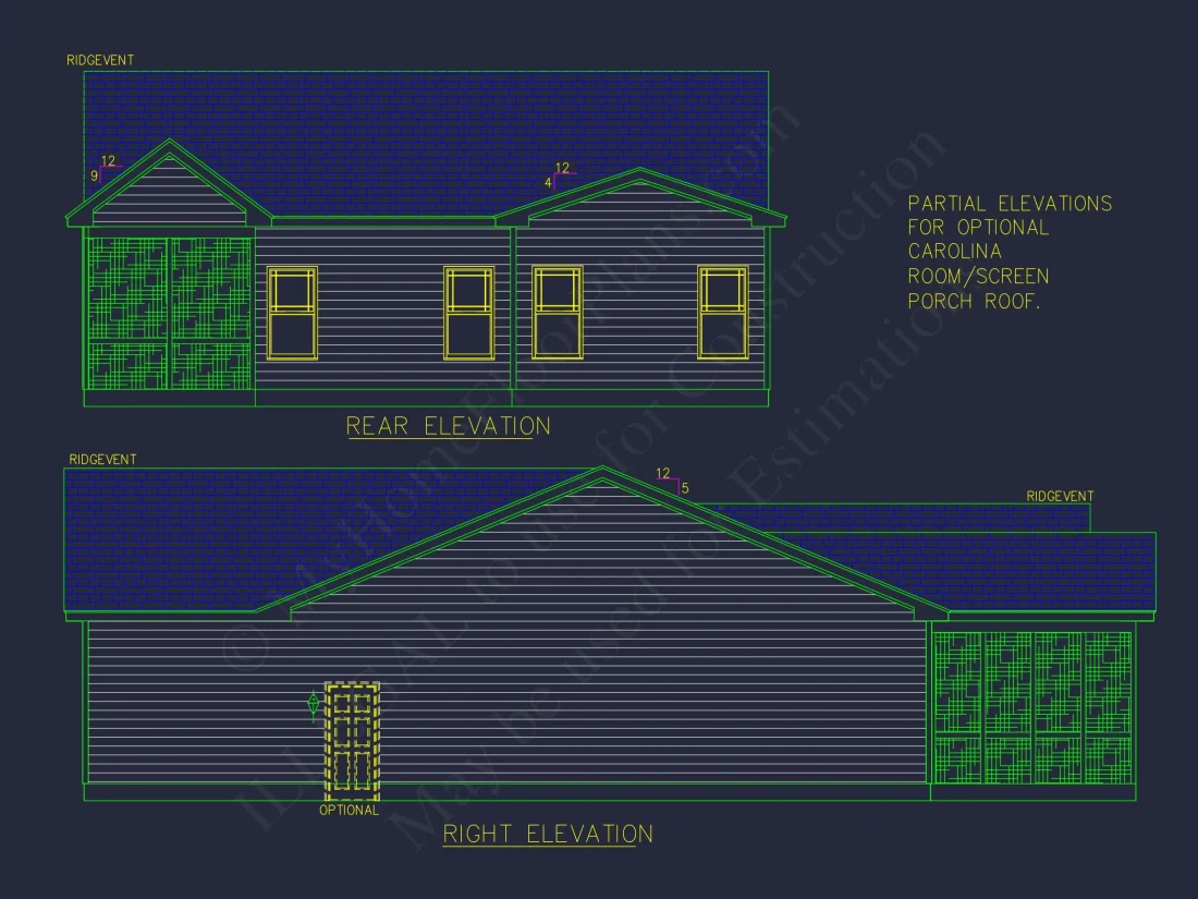 Spacious Craftsman house Plan with CAD Floor Designs