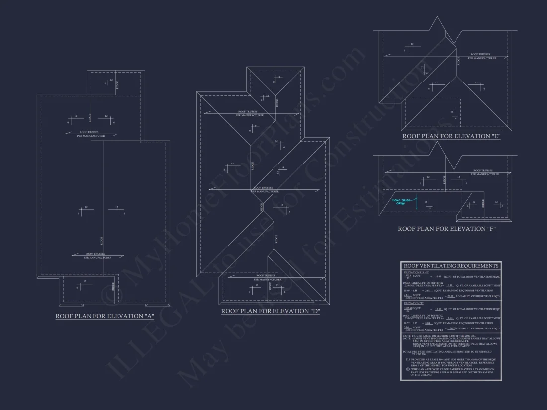 Modern Bungalow house Plan with 4 Bedrooms and CAD Designs