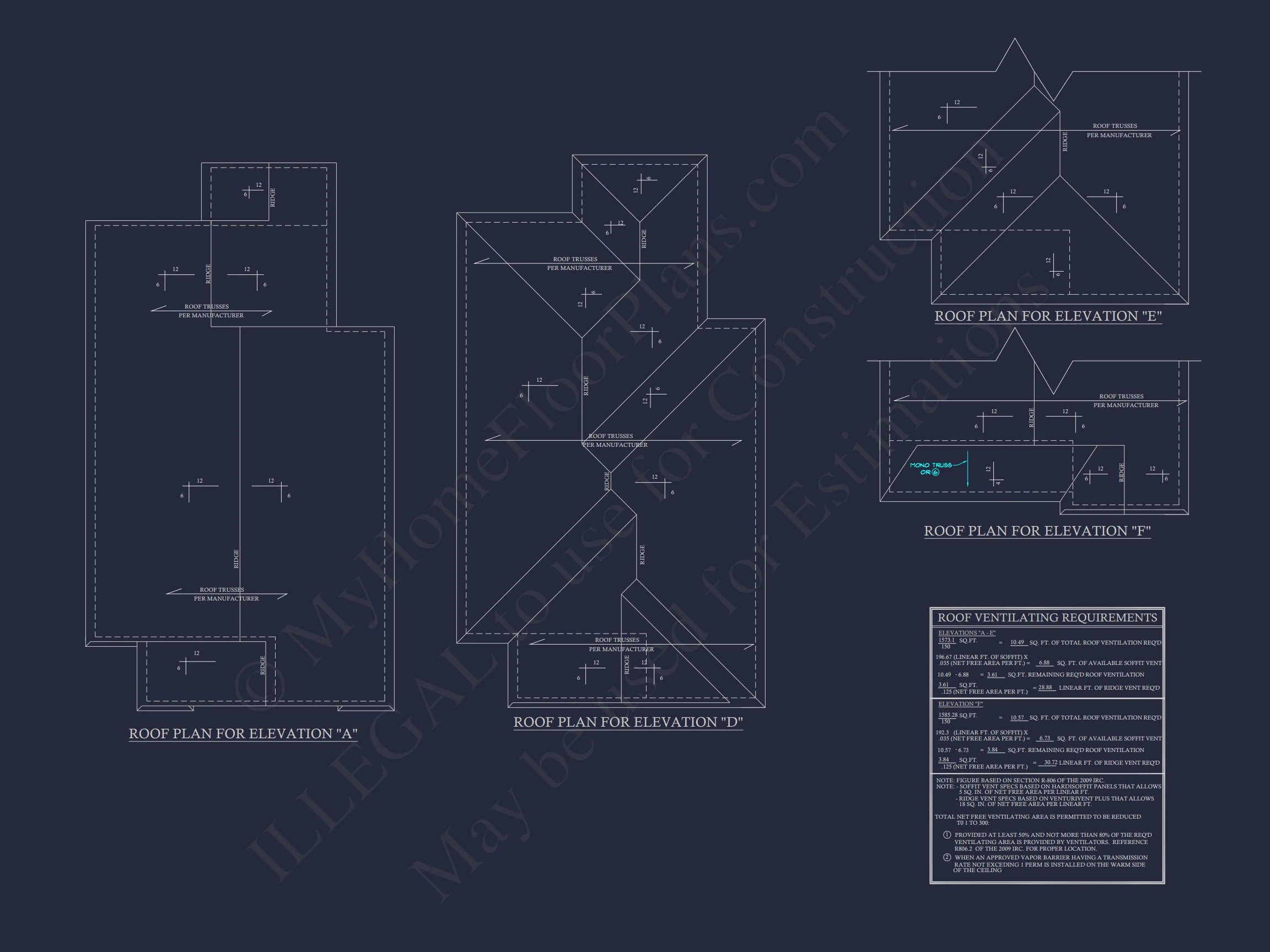 10-1038 HOUSE PLAN - Modern Bungalow House Plan with 4 Bedrooms and CAD Designs 14 Modern Bungalow house Plan with 4 Bedrooms and CAD Designs