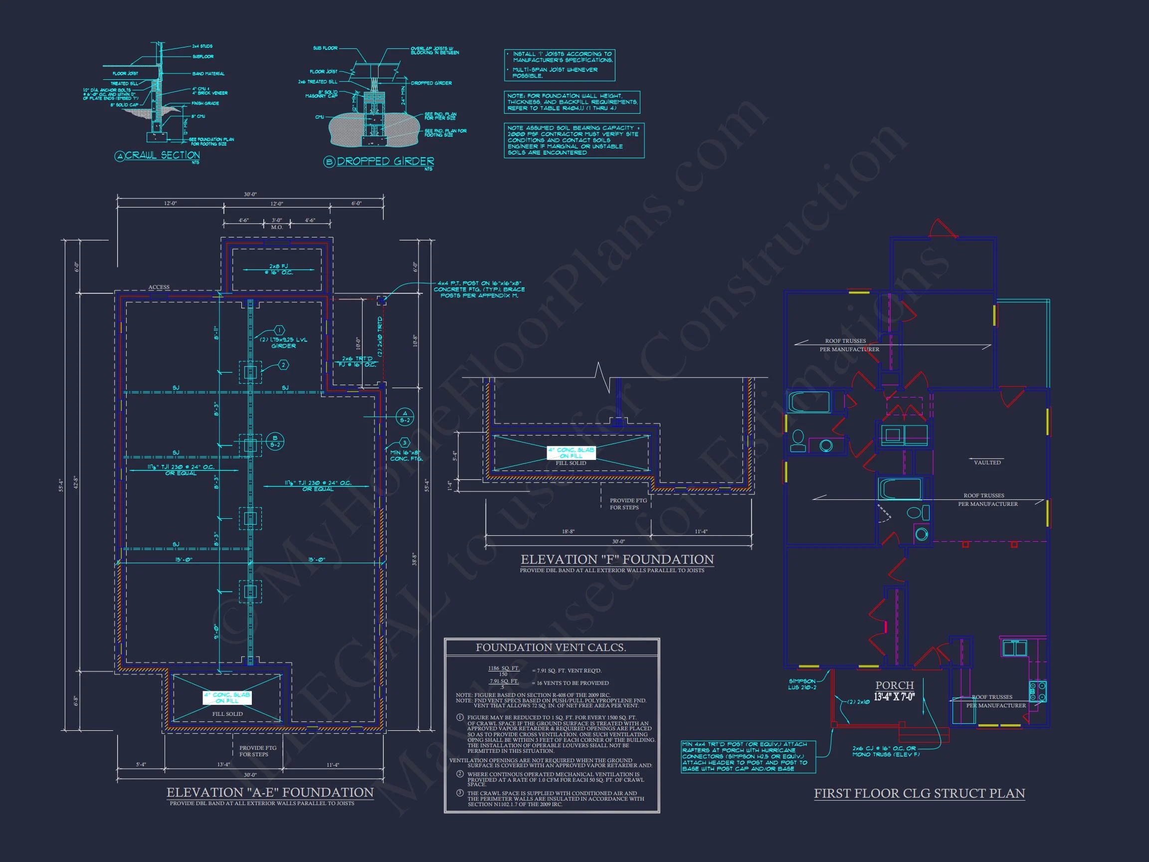 10-1038 HOUSE PLAN - Modern Bungalow House Plan with 4 Bedrooms and CAD Designs 13 Modern Bungalow house Plan with 4 Bedrooms and CAD Designs