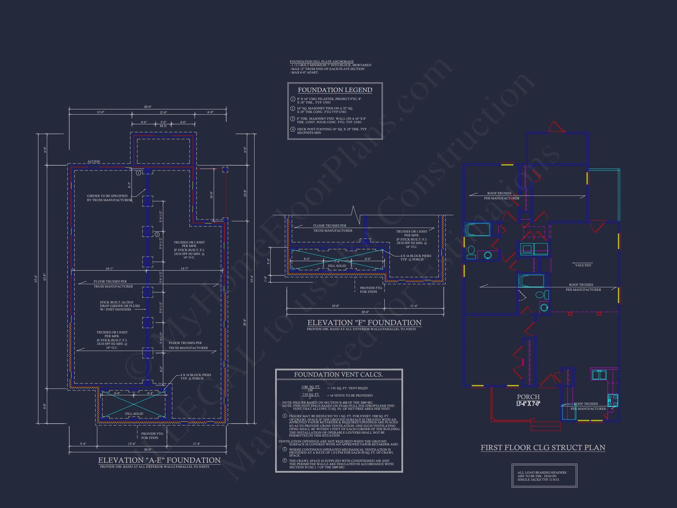 10-1038 HOUSE PLAN - Modern Bungalow House Plan with 4 Bedrooms and CAD Designs 10 Modern Bungalow house Plan with 4 Bedrooms and CAD Designs