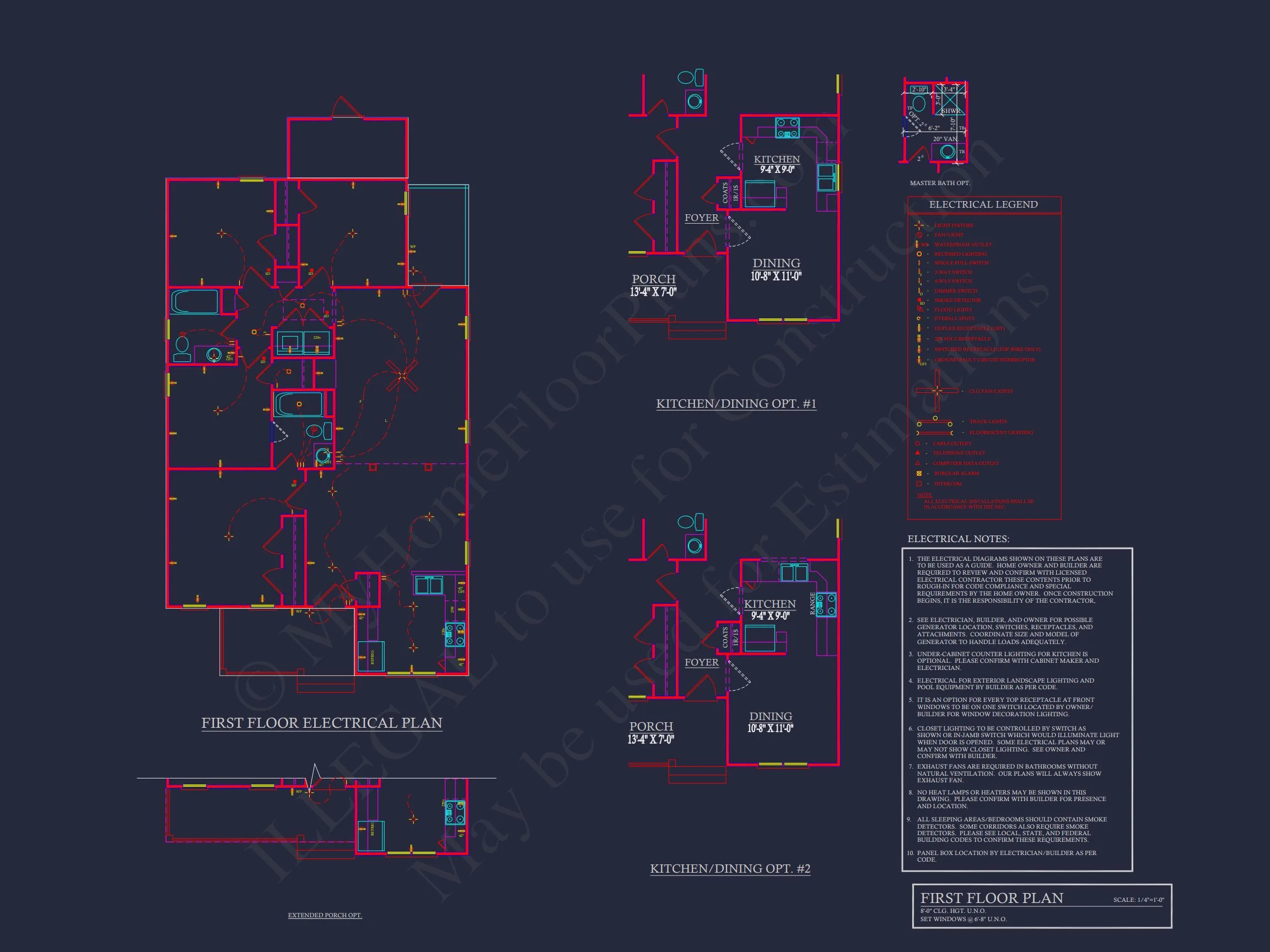10-1038 HOUSE PLAN - Modern Bungalow House Plan with 4 Bedrooms and CAD Designs 8 Modern Bungalow house Plan with 4 Bedrooms and CAD Designs