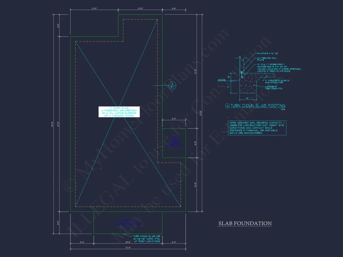 Charming 4-Bedroom Craftsman house Plan with CAD Blueprint