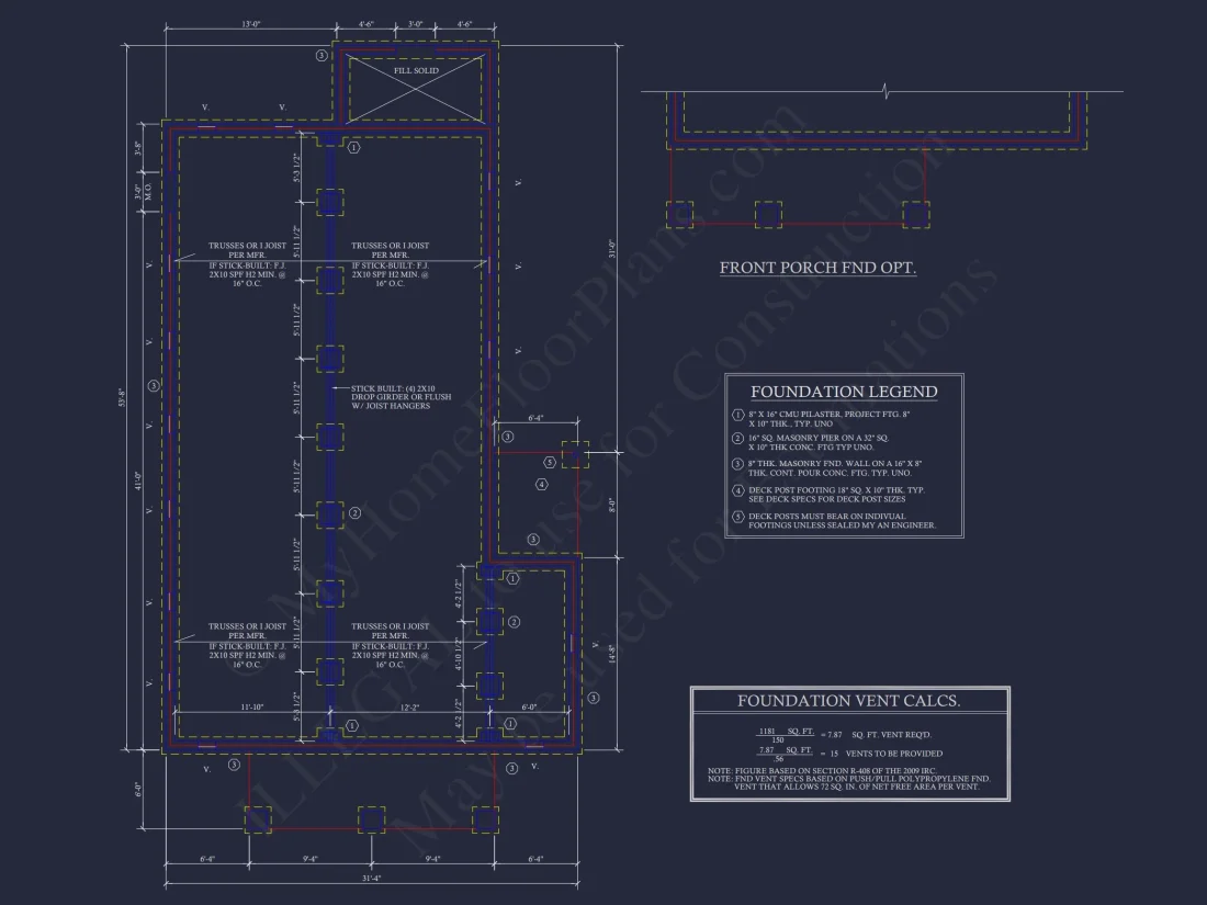 Charming 4-Bedroom Craftsman house Plan with CAD Blueprint