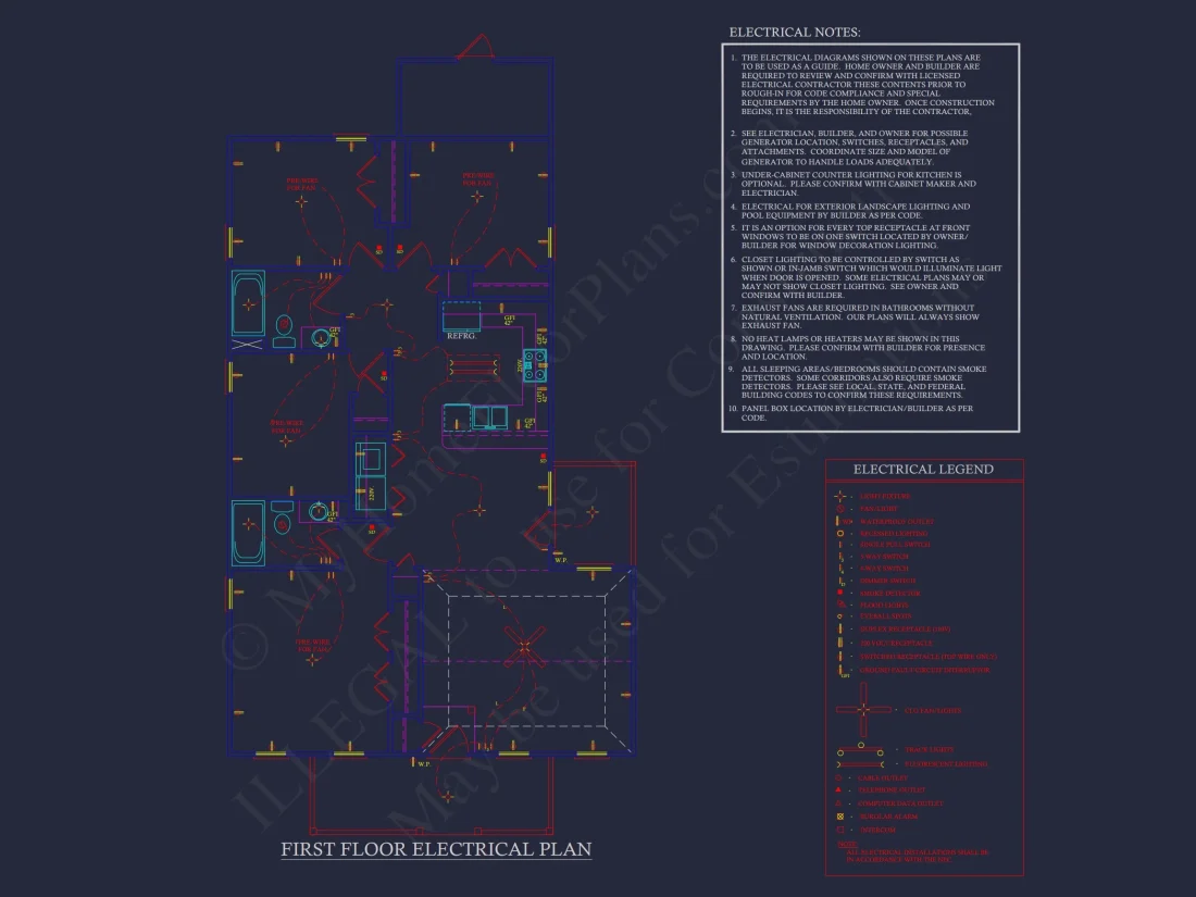 Charming 4-Bedroom Craftsman house Plan with CAD Blueprint