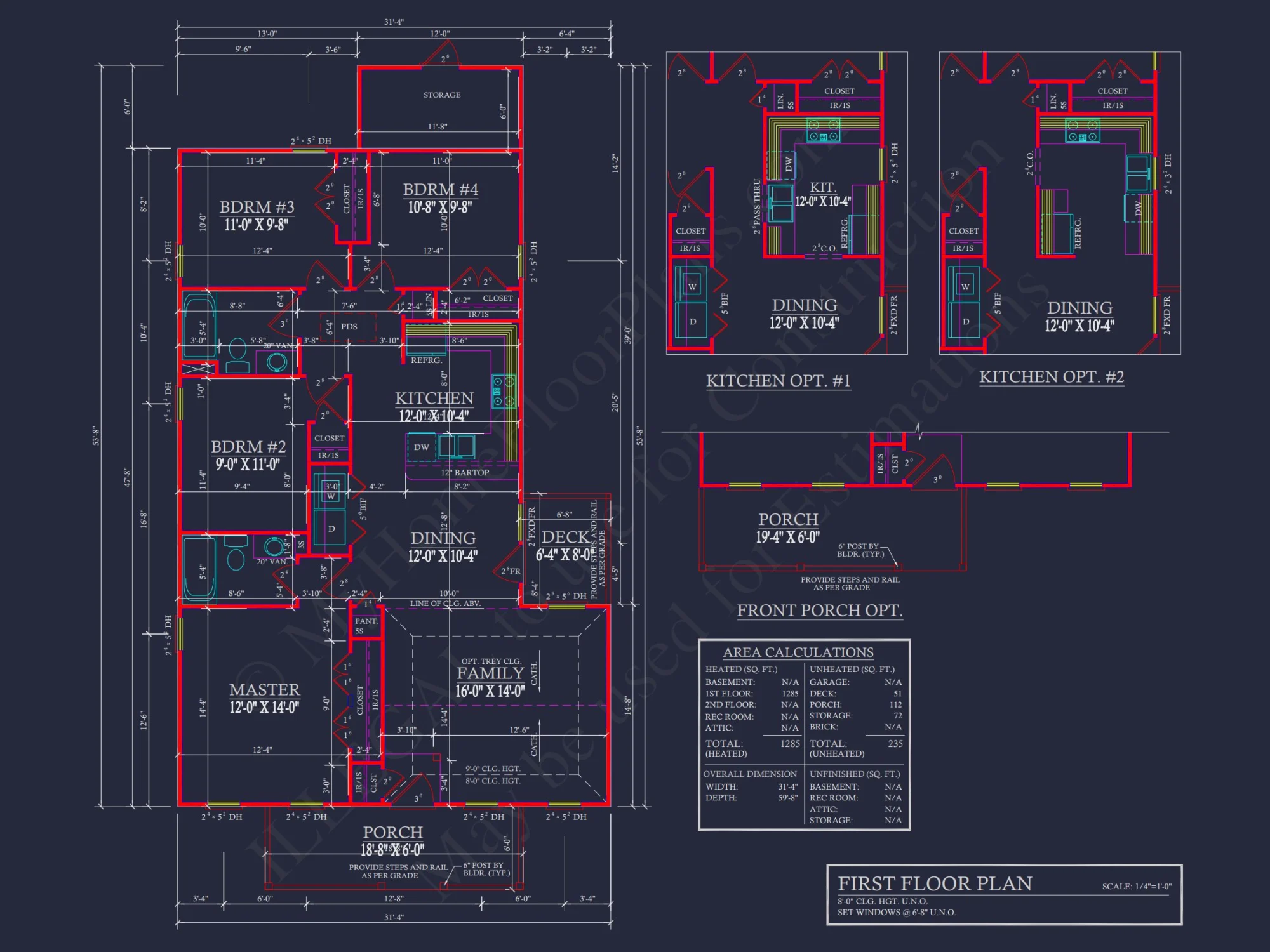 Charming 4-Bedroom Craftsman house Plan with CAD Blueprint