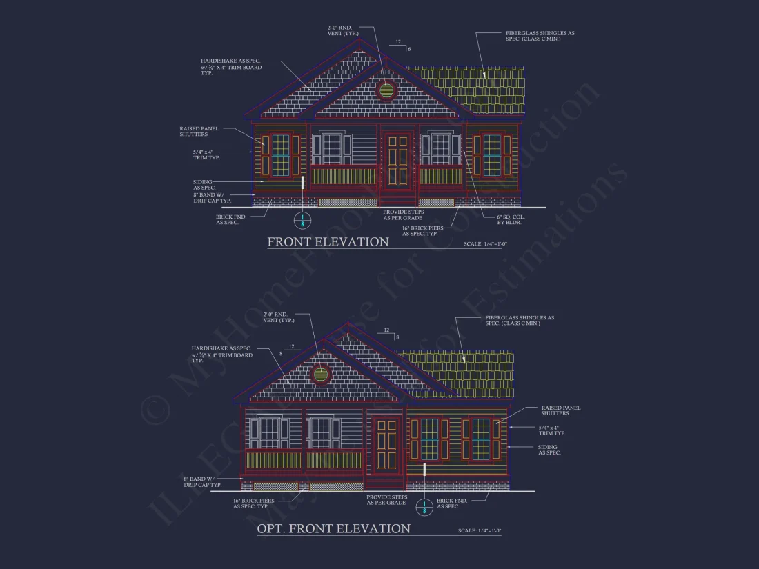 Charming 4-Bedroom Craftsman house Plan with CAD Blueprint