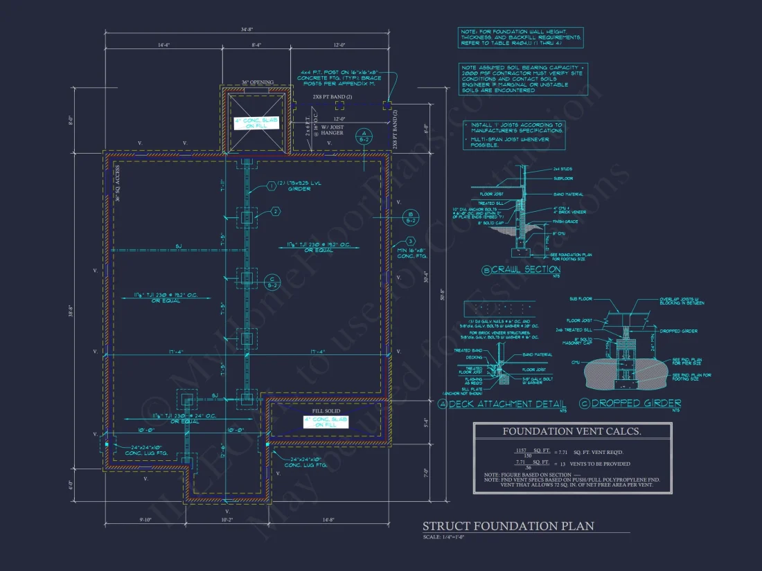 Craftsman house Floor Plan with CAD Design for 5 Bedrooms