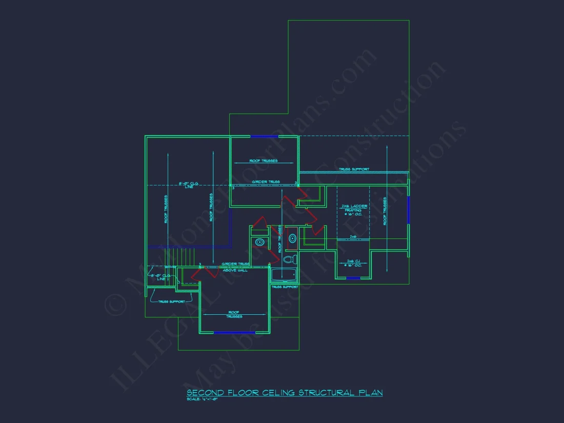 Modern house Plan with Detailed CAD Designs & Floor Blueprints