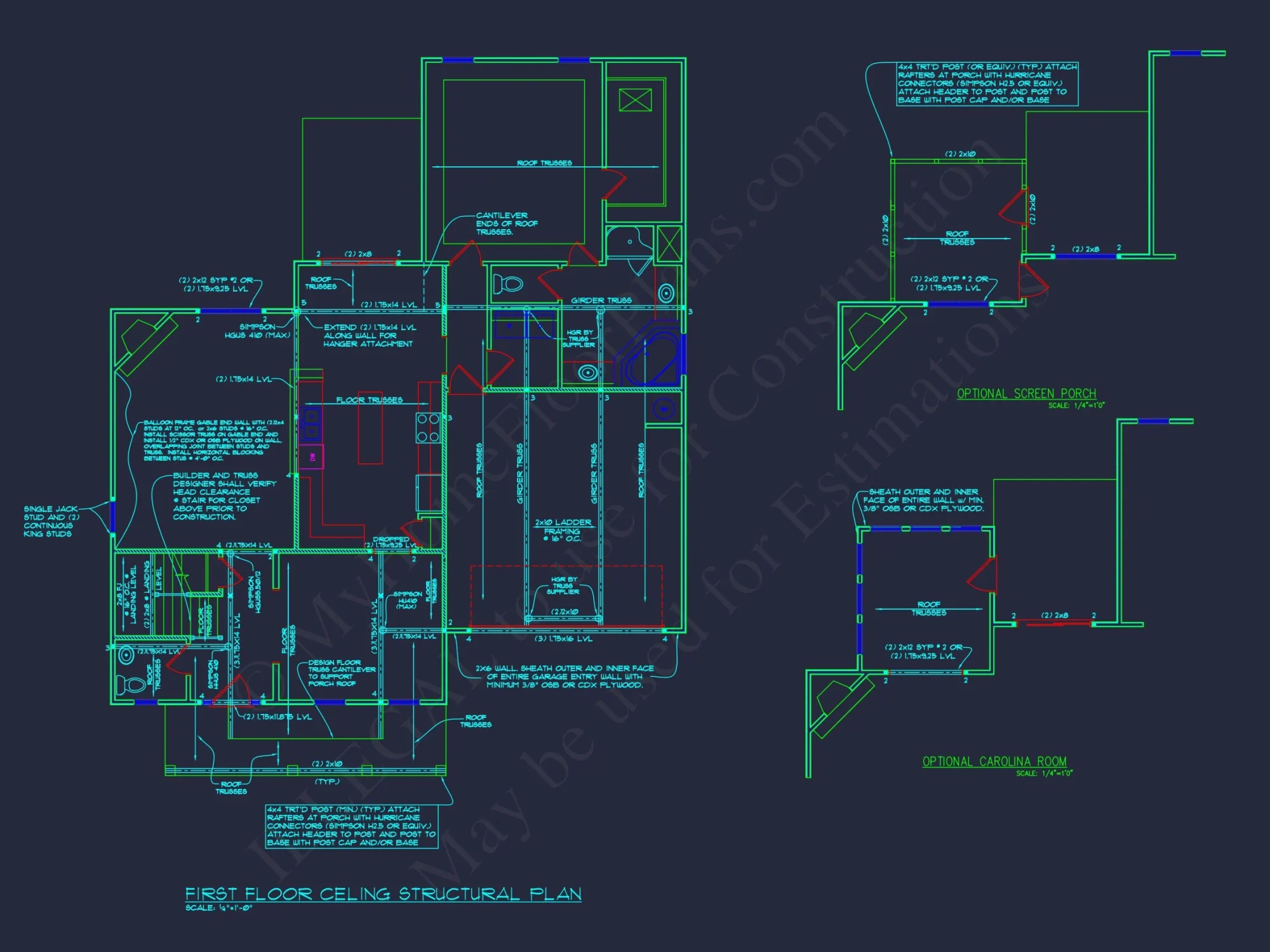 Modern house Plan with Detailed CAD Designs & Floor Blueprints