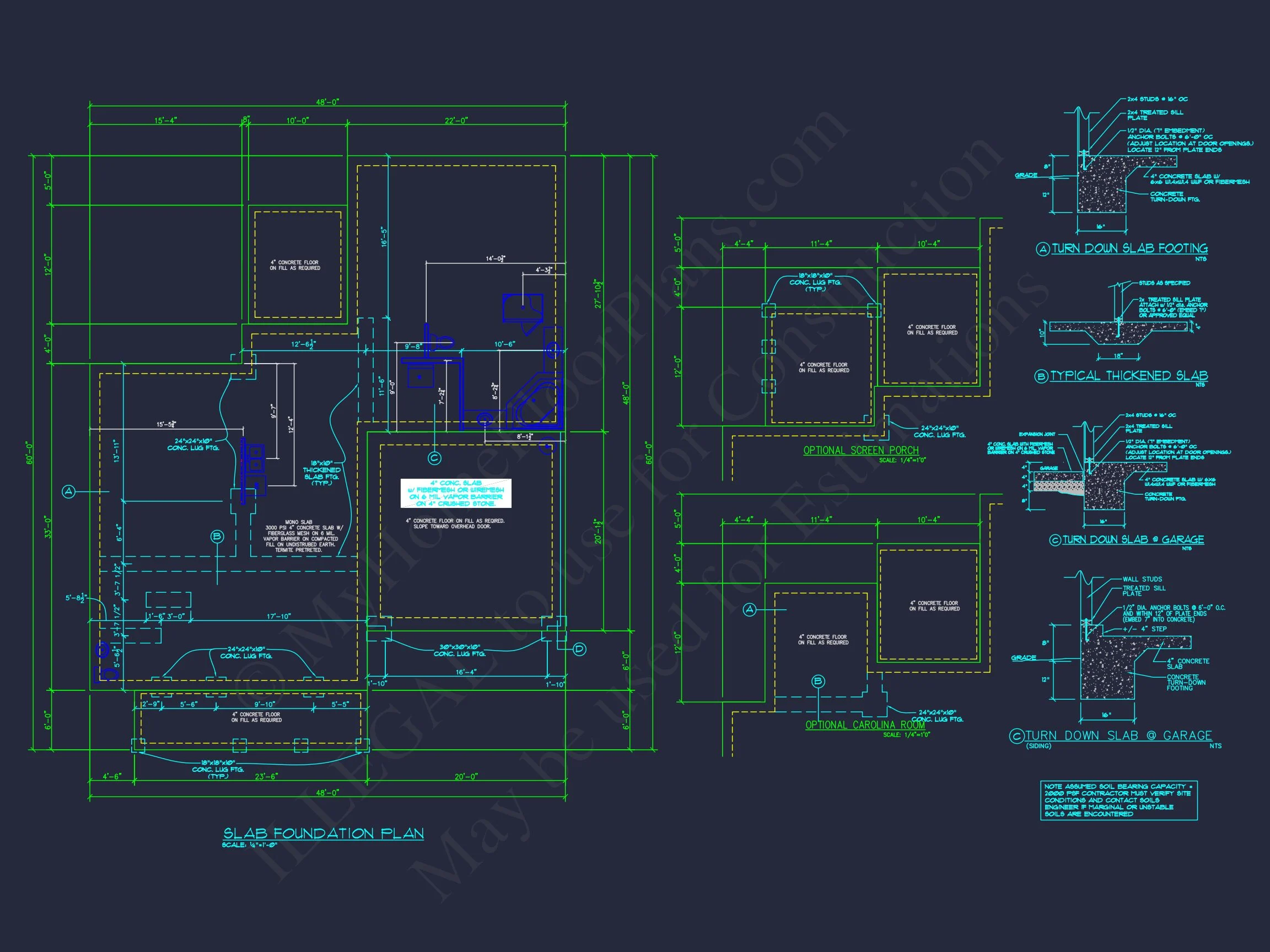 10-1013 HOUSE PLAN - Modern House Plan with Detailed CAD Designs & Floor Blueprints 10 Modern house Plan with Detailed CAD Designs & Floor Blueprints