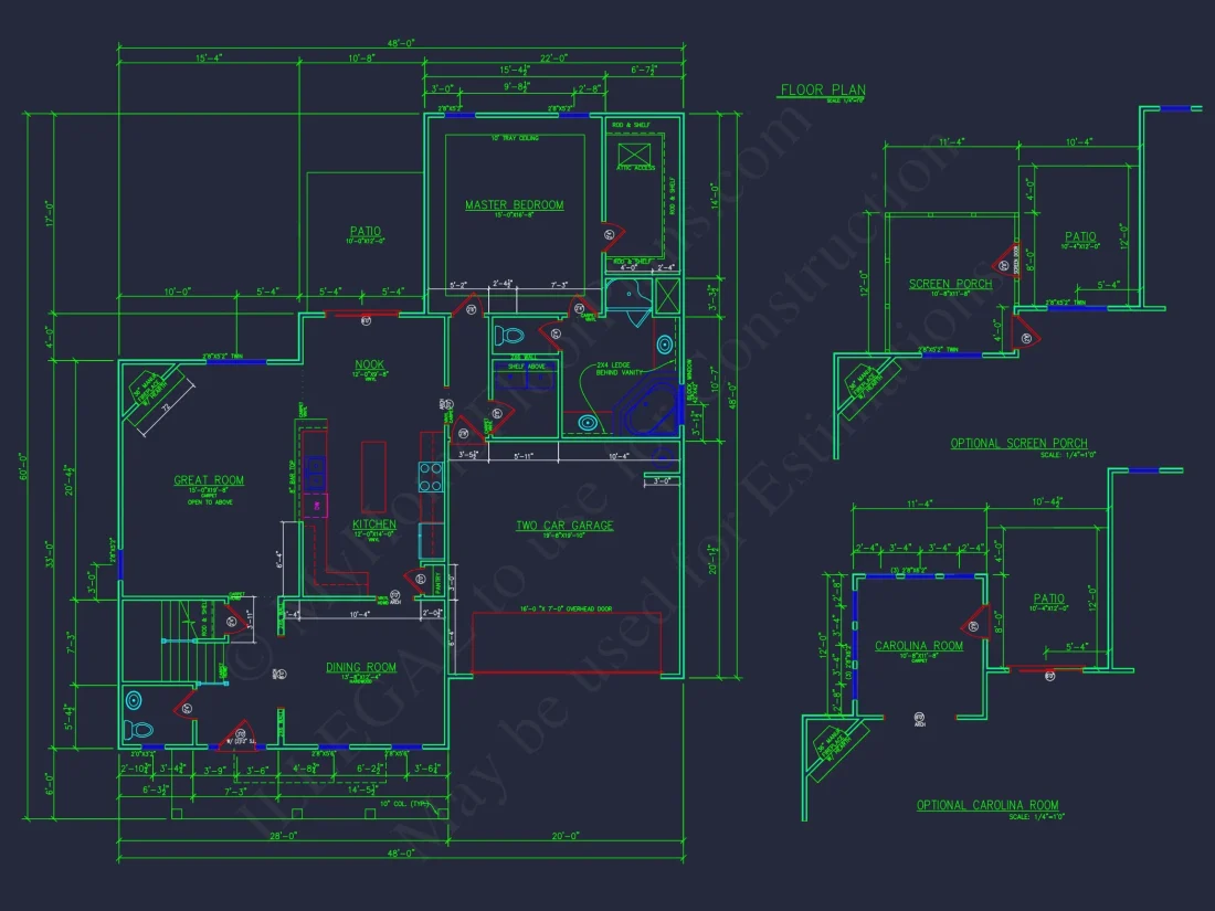 Modern house Plan with Detailed CAD Designs & Floor Blueprints