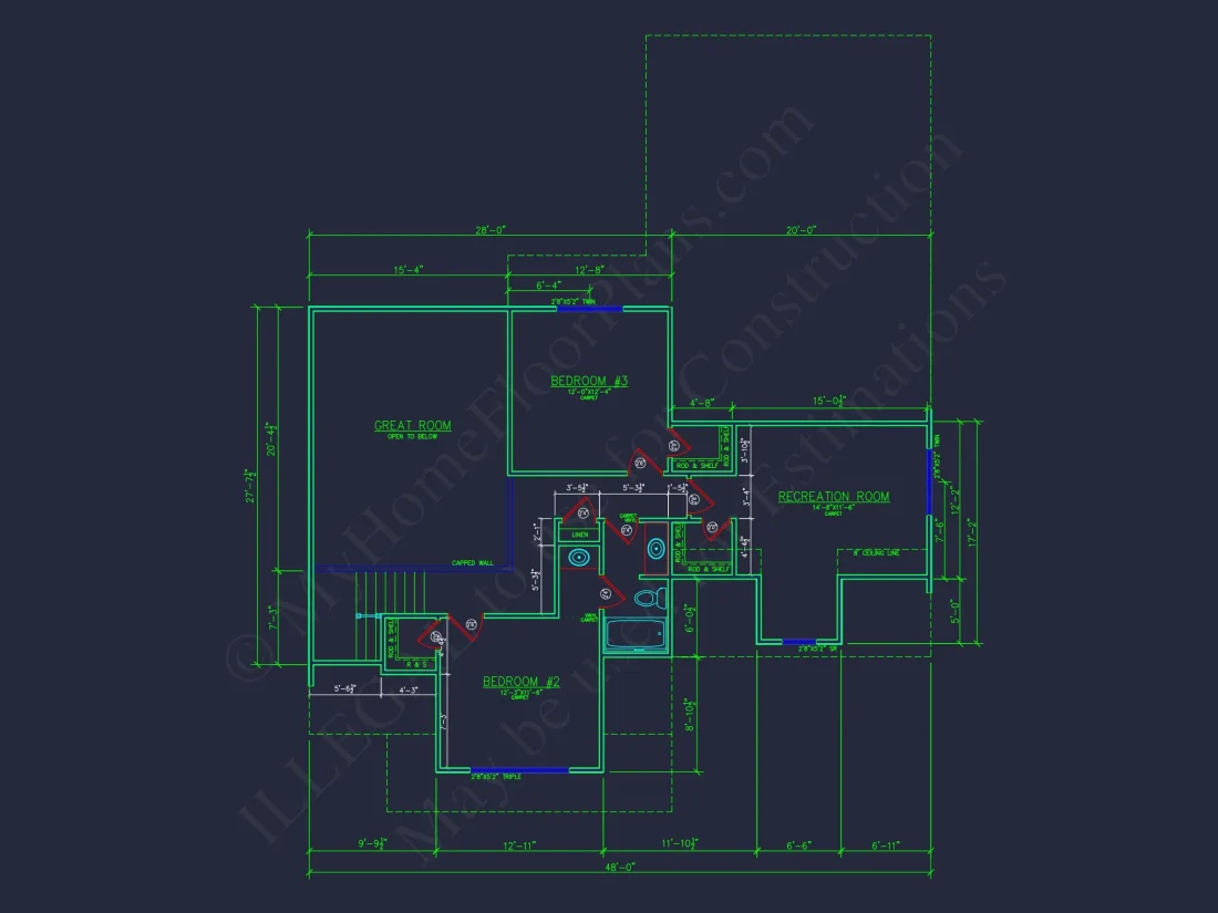 Modern house Plan with Detailed CAD Designs & Floor Blueprints