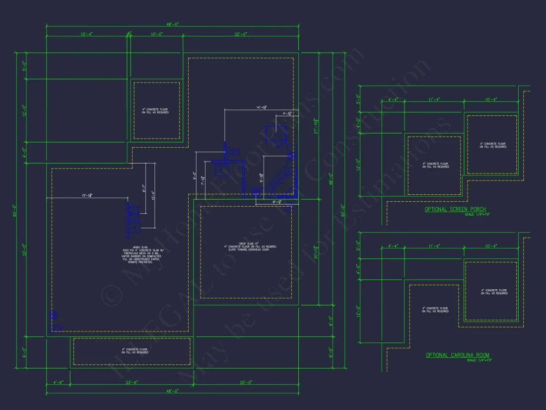 Modern house Plan with Detailed CAD Designs & Floor Blueprints