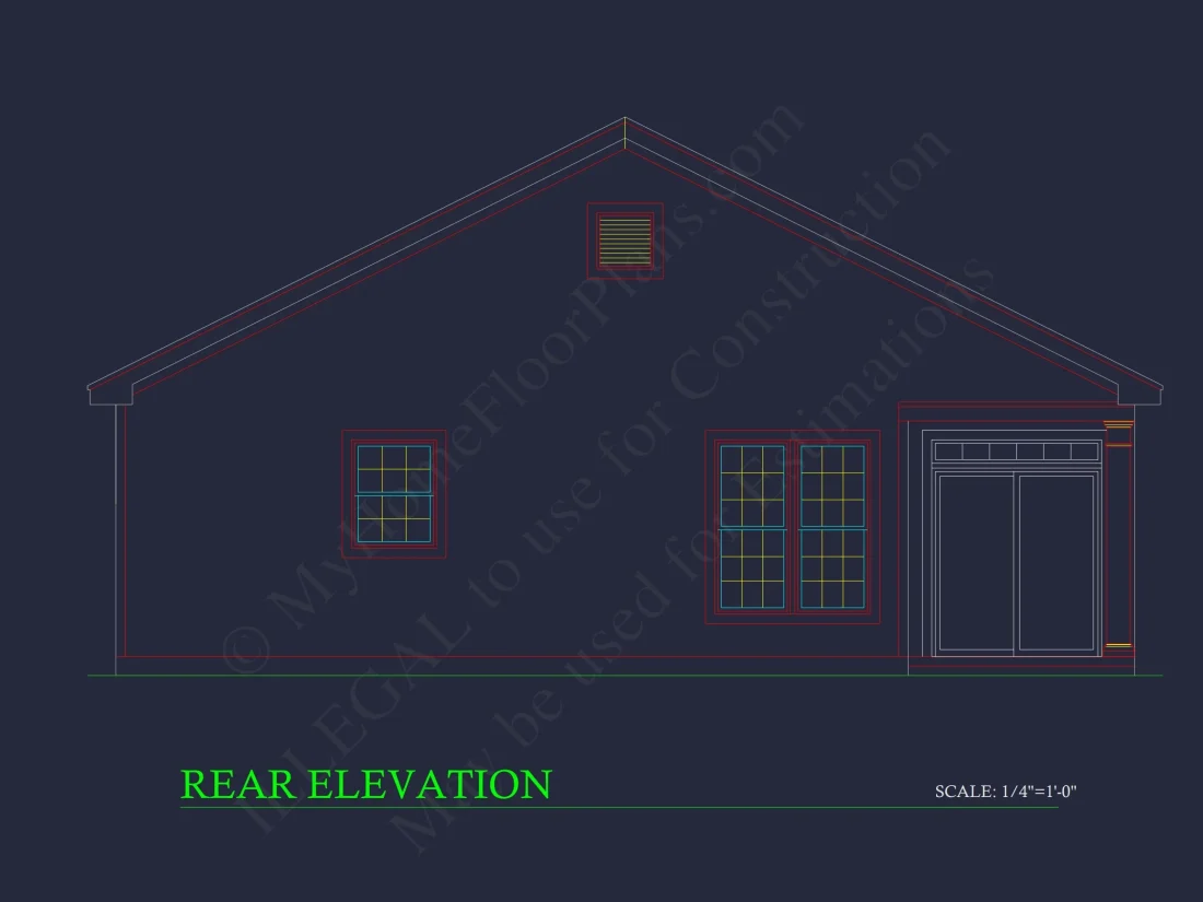 Craftsman-Style house Plan with Open Floor Design and CAD Blueprints